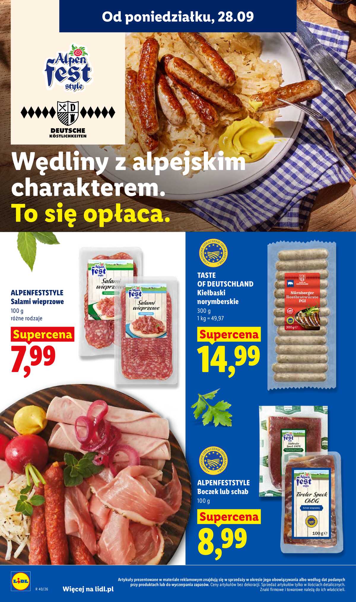 Leták Lidl Polsko 28.9.-30.9.2026 - Leták platí od 28. 9. do 30. 9. strana 66