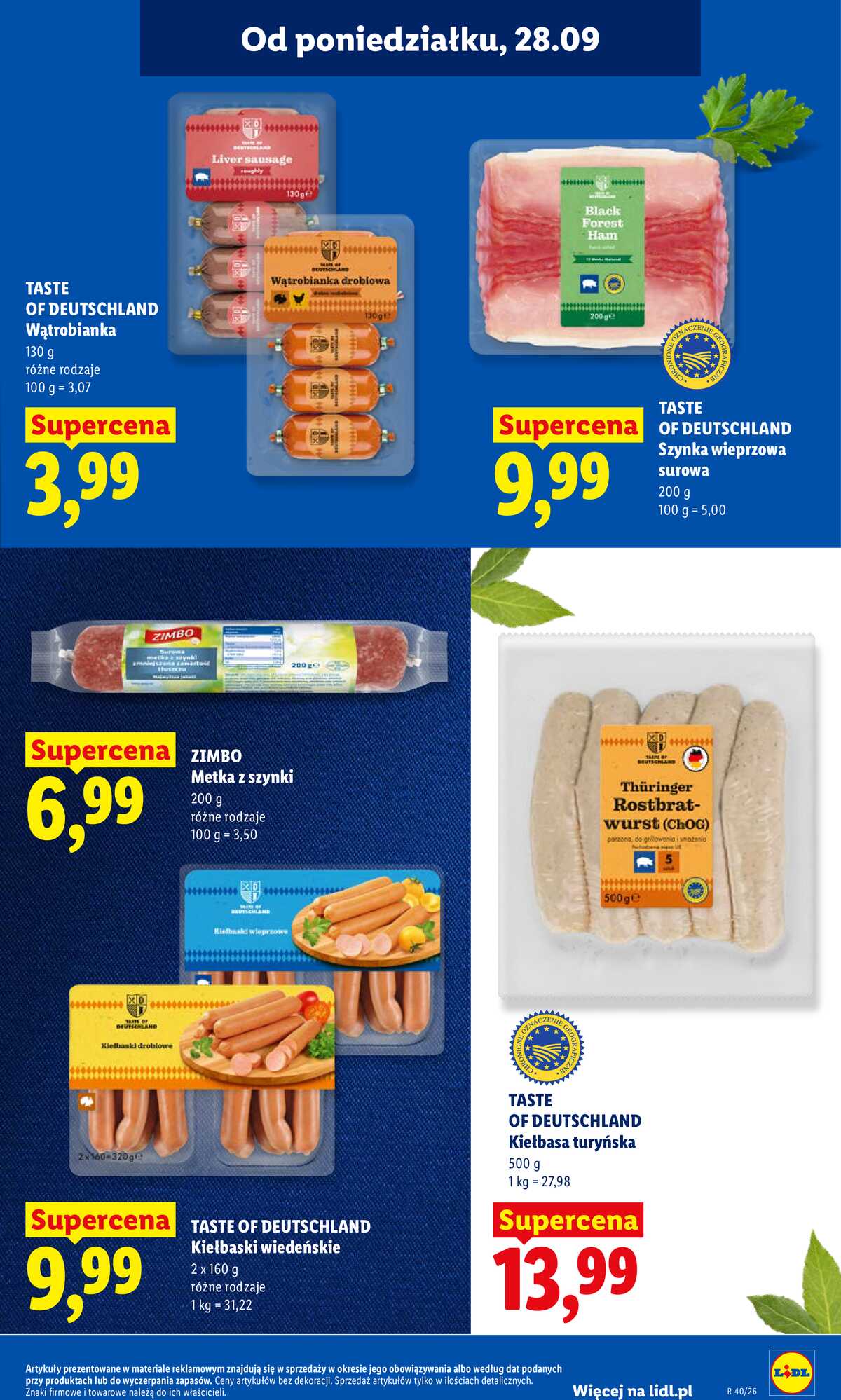 Leták Lidl Polsko 28.9.-30.9.2026 - Leták platí od 28. 9. do 30. 9. strana 67