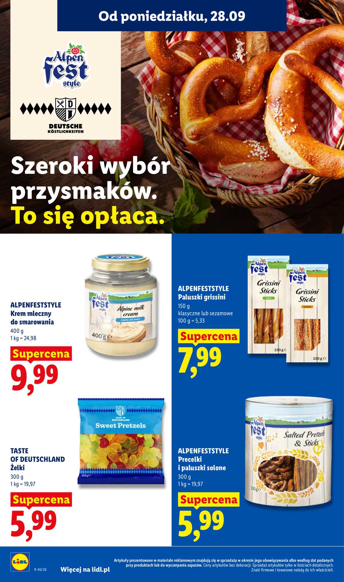 Leták Lidl Polsko 28.9.-30.9.2026 - Leták platí od 28. 9. do 30. 9. strana 68