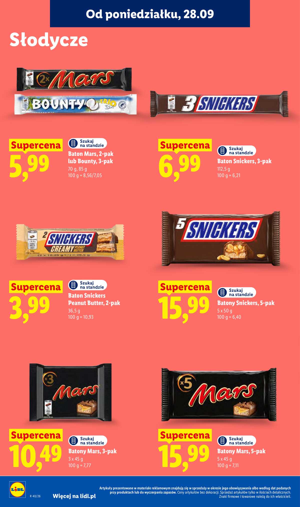 Leták Lidl Polsko 28.9.-30.9.2026 - Leták platí od 28. 9. do 30. 9. strana 70