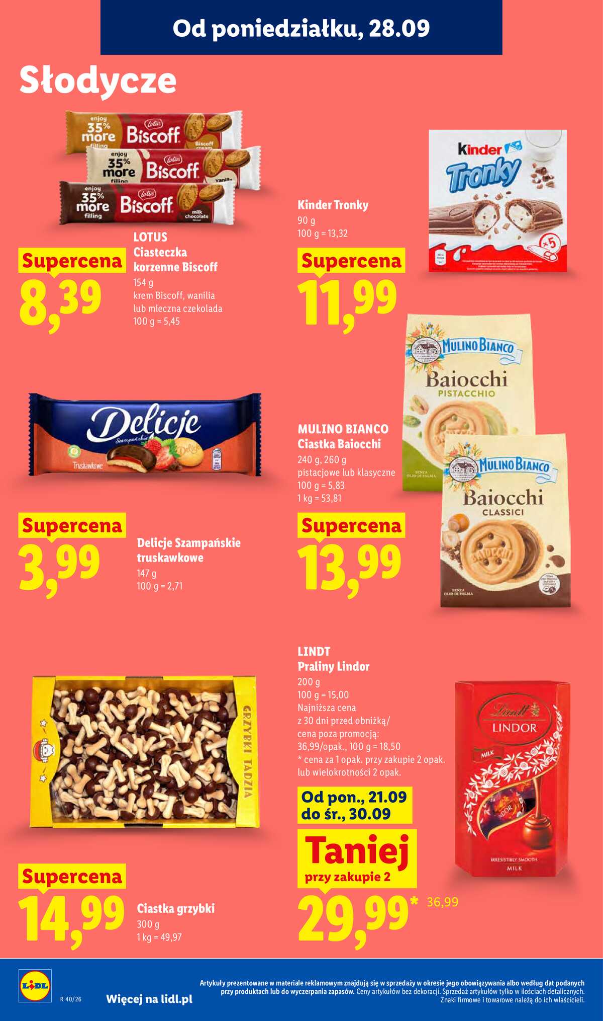 Leták Lidl Polsko 28.9.-30.9.2026 - Leták platí od 28. 9. do 30. 9. strana 72