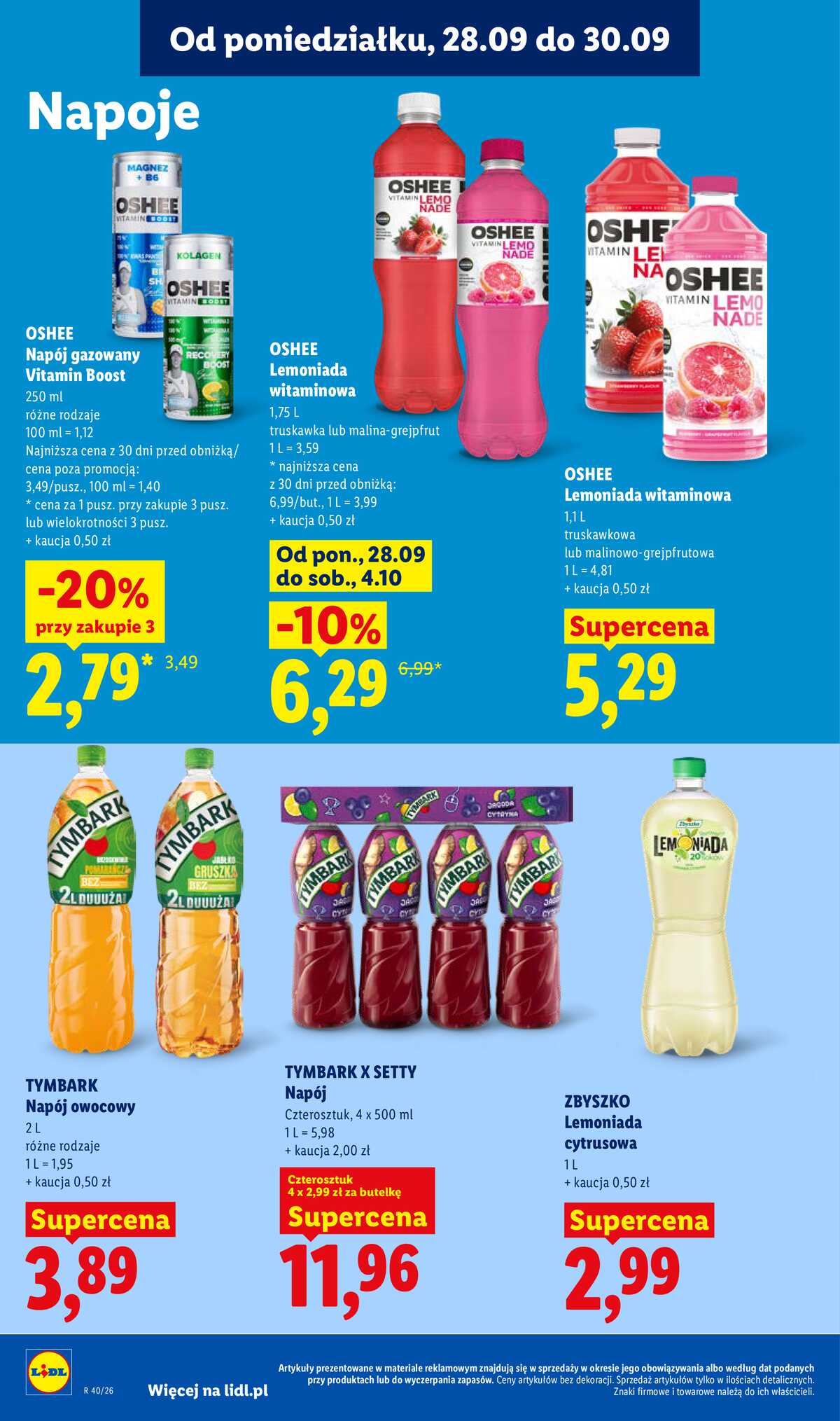 Leták Lidl Polsko 28.9.-30.9.2026 - Leták platí od 28. 9. do 30. 9. strana 80
