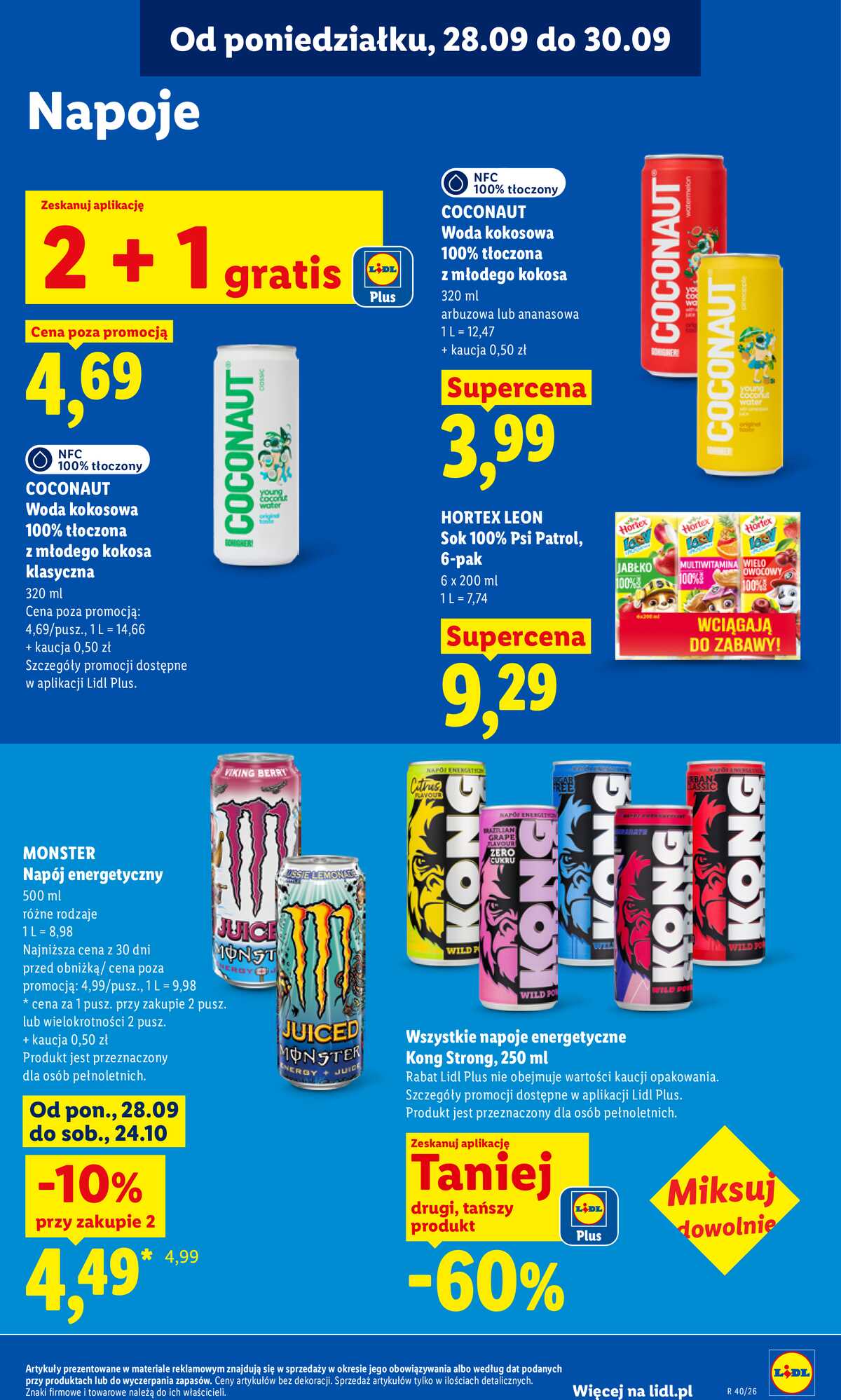 Leták Lidl Polsko 28.9.-30.9.2026 - Leták platí od 28. 9. do 30. 9. strana 81