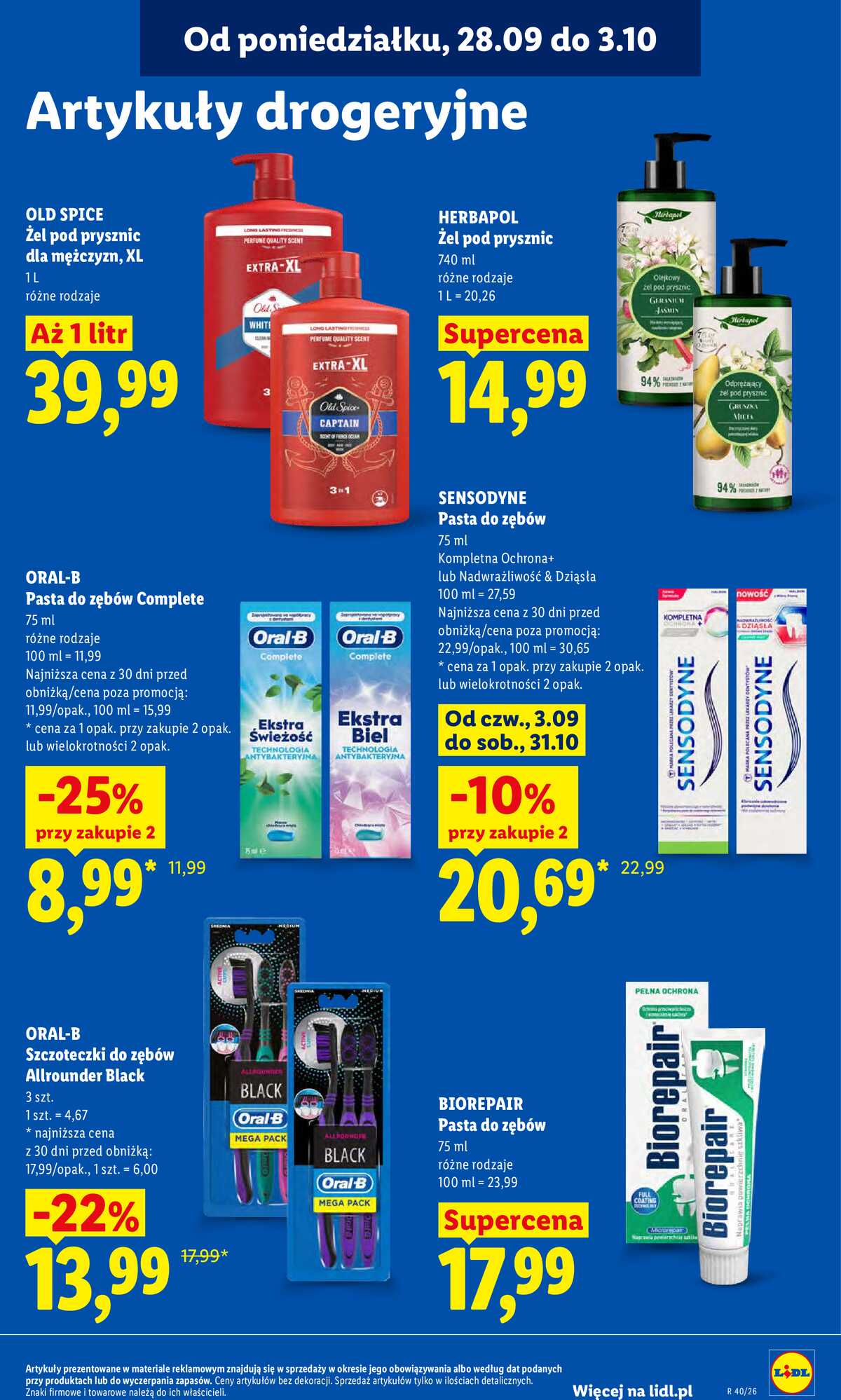 Leták Lidl Polsko 28.9.-30.9.2026 - Leták platí od 28. 9. do 30. 9. strana 91