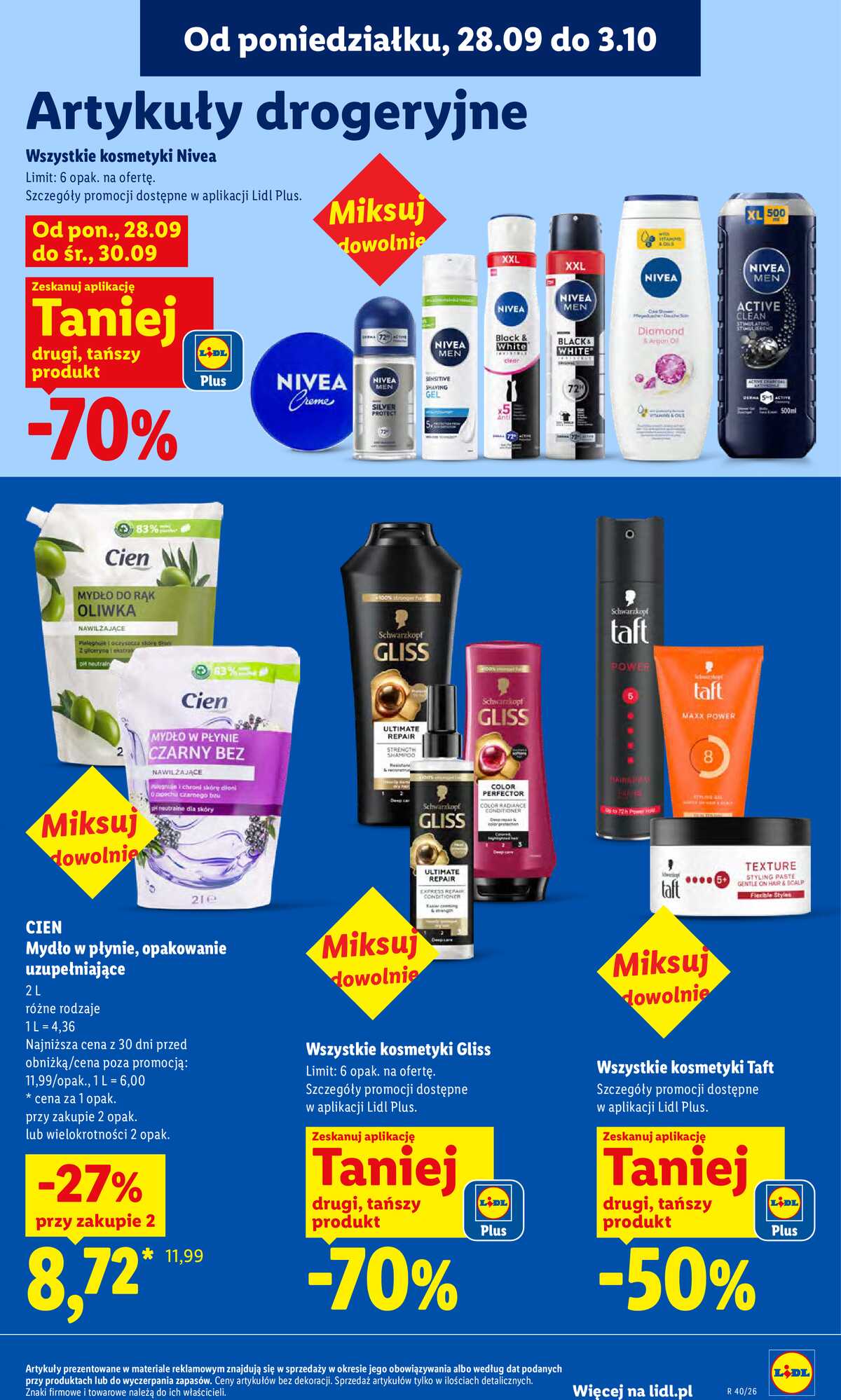 Leták Lidl Polsko 28.9.-30.9.2026 - Leták platí od 28. 9. do 30. 9. strana 93