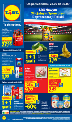 Leták Lidl Polsko 28.9.-30.9.2026 - Leták platí od 28. 9. do 30. 9.