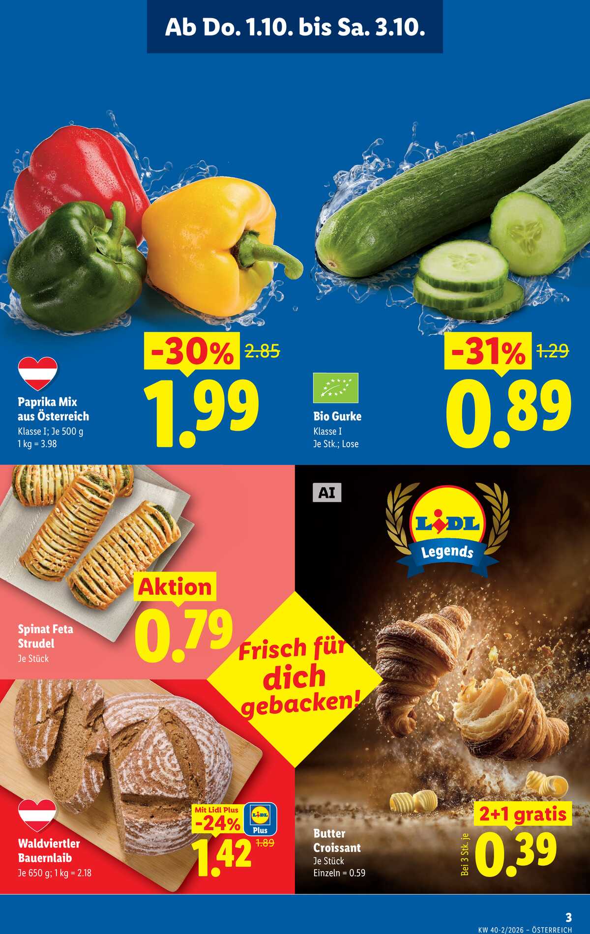 Leták Lidl Rakousko 1.10.-7.10.2026 strana 5