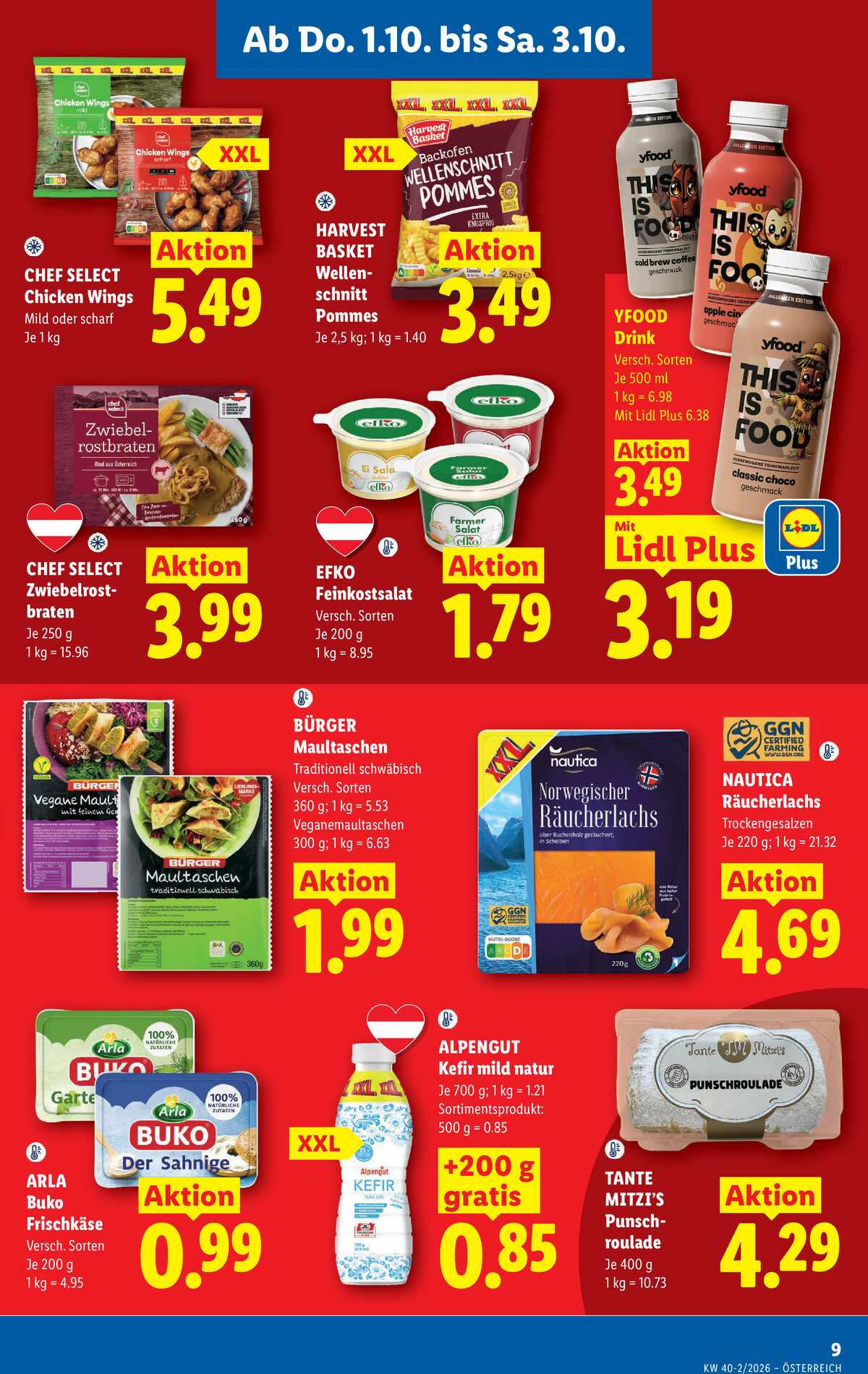 Leták Lidl Rakousko 1.10.-7.10.2026 strana 11