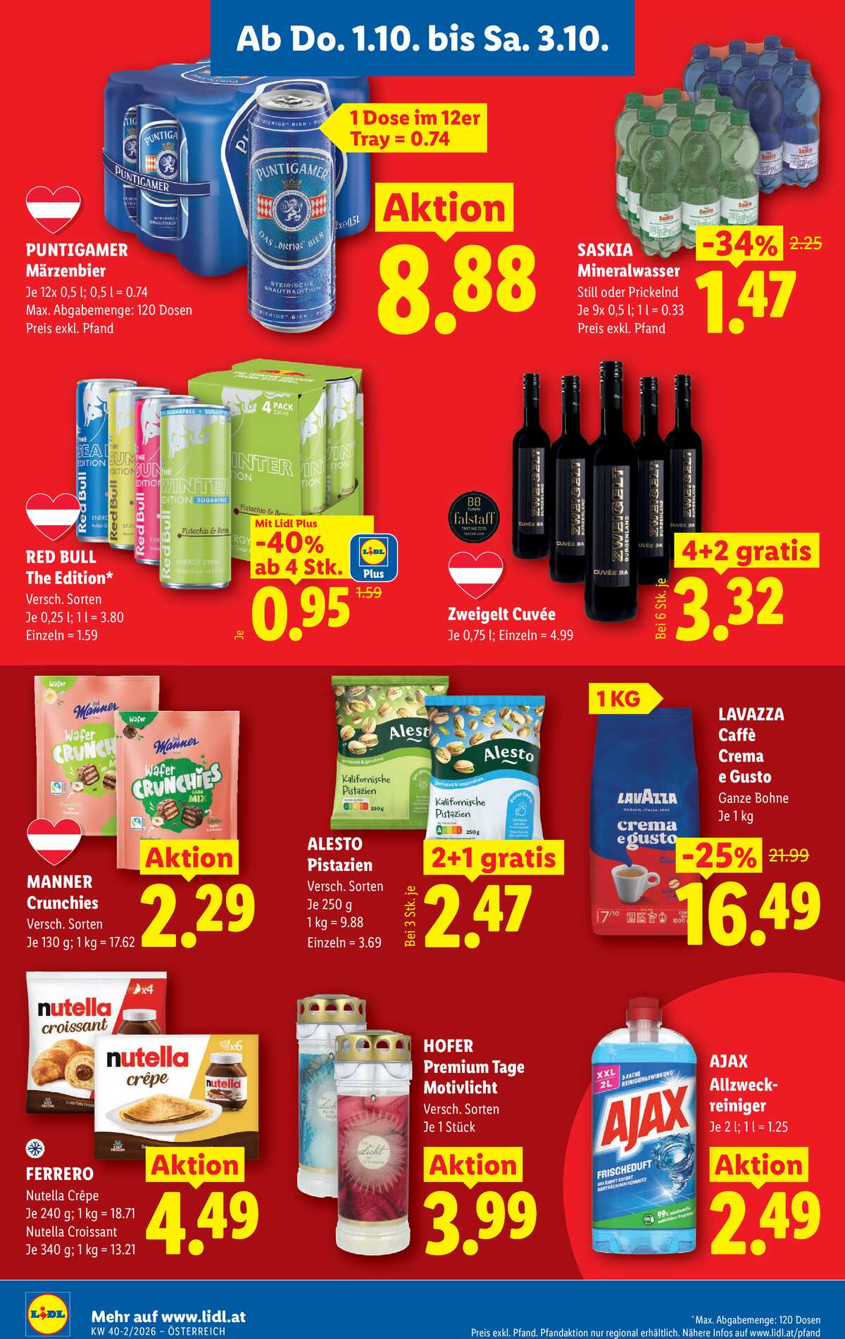 Leták Lidl Rakousko 1.10.-7.10.2026 strana 12