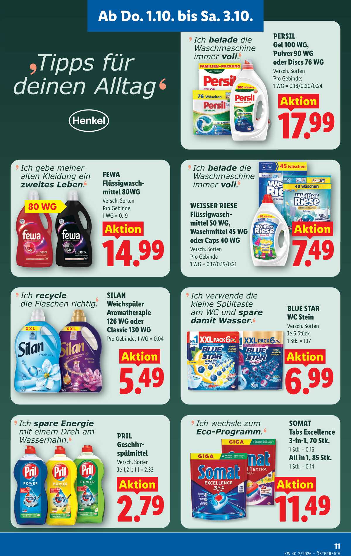 Leták Lidl Rakousko 1.10.-7.10.2026 strana 13