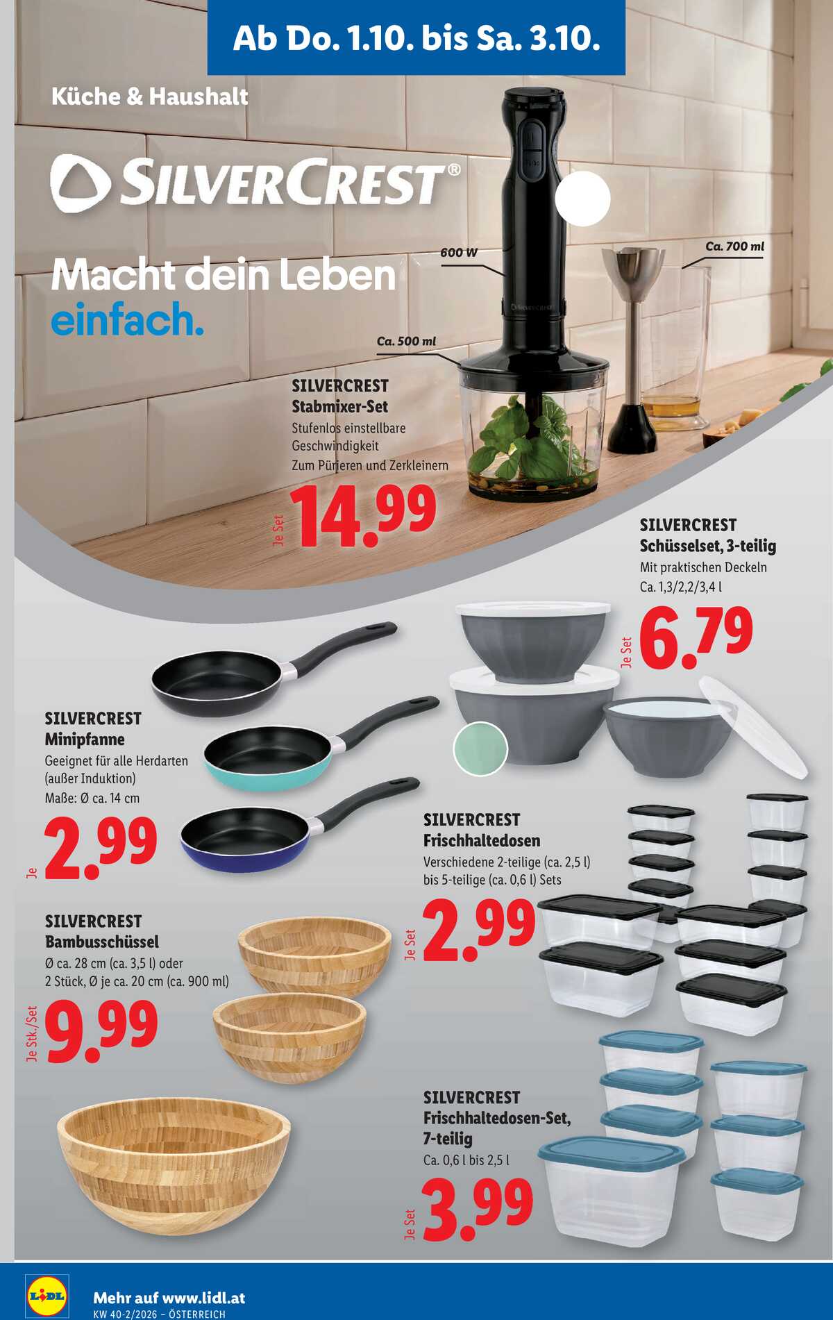 Leták Lidl Rakousko 1.10.-7.10.2026 strana 26