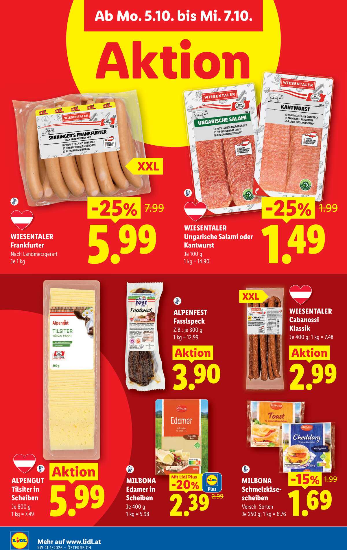 Leták Lidl Rakousko 1.10.-7.10.2026 strana 43
