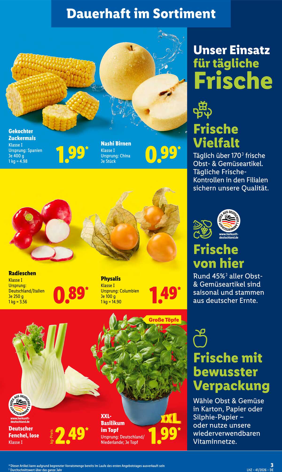 Leták Lidl Německo 5.10.-10.10.2026 strana 3