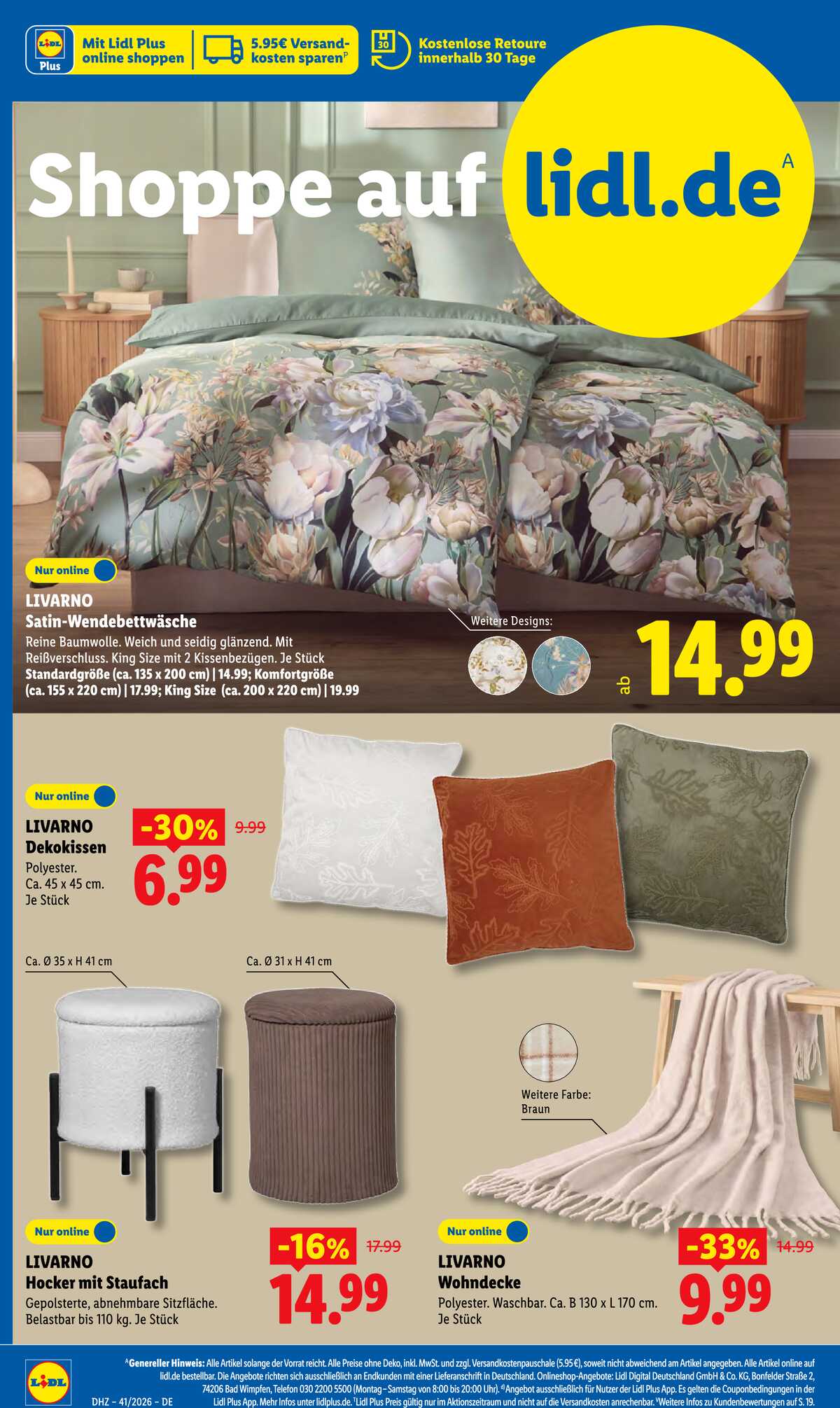 Leták Lidl Německo 5.10.-10.10.2026 strana 6
