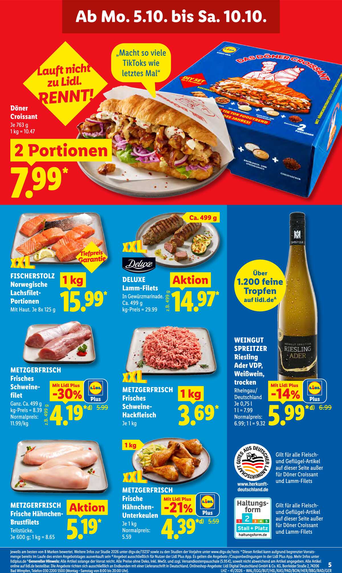 Leták Lidl Německo 5.10.-10.10.2026 strana 11