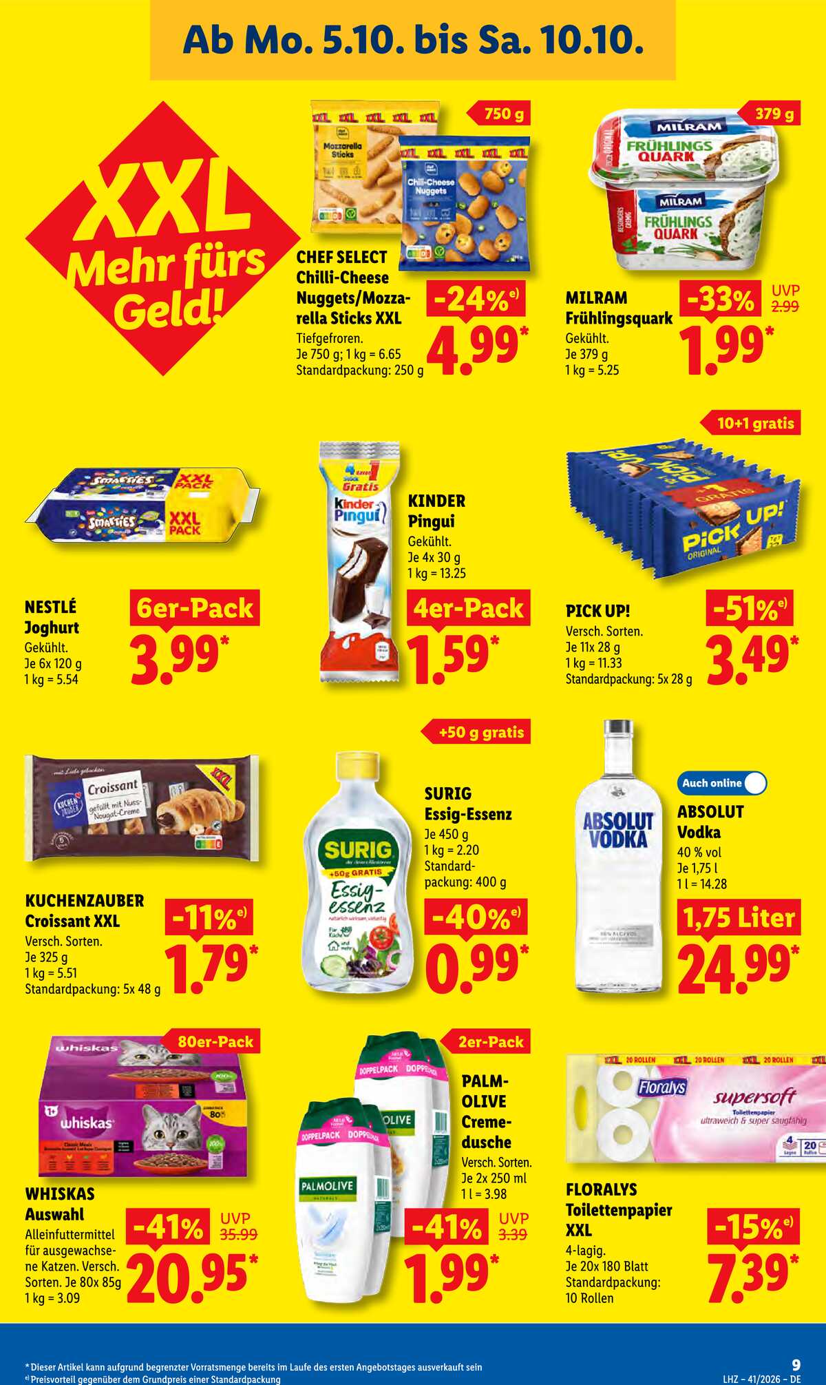 Leták Lidl Německo 5.10.-10.10.2026 strana 15
