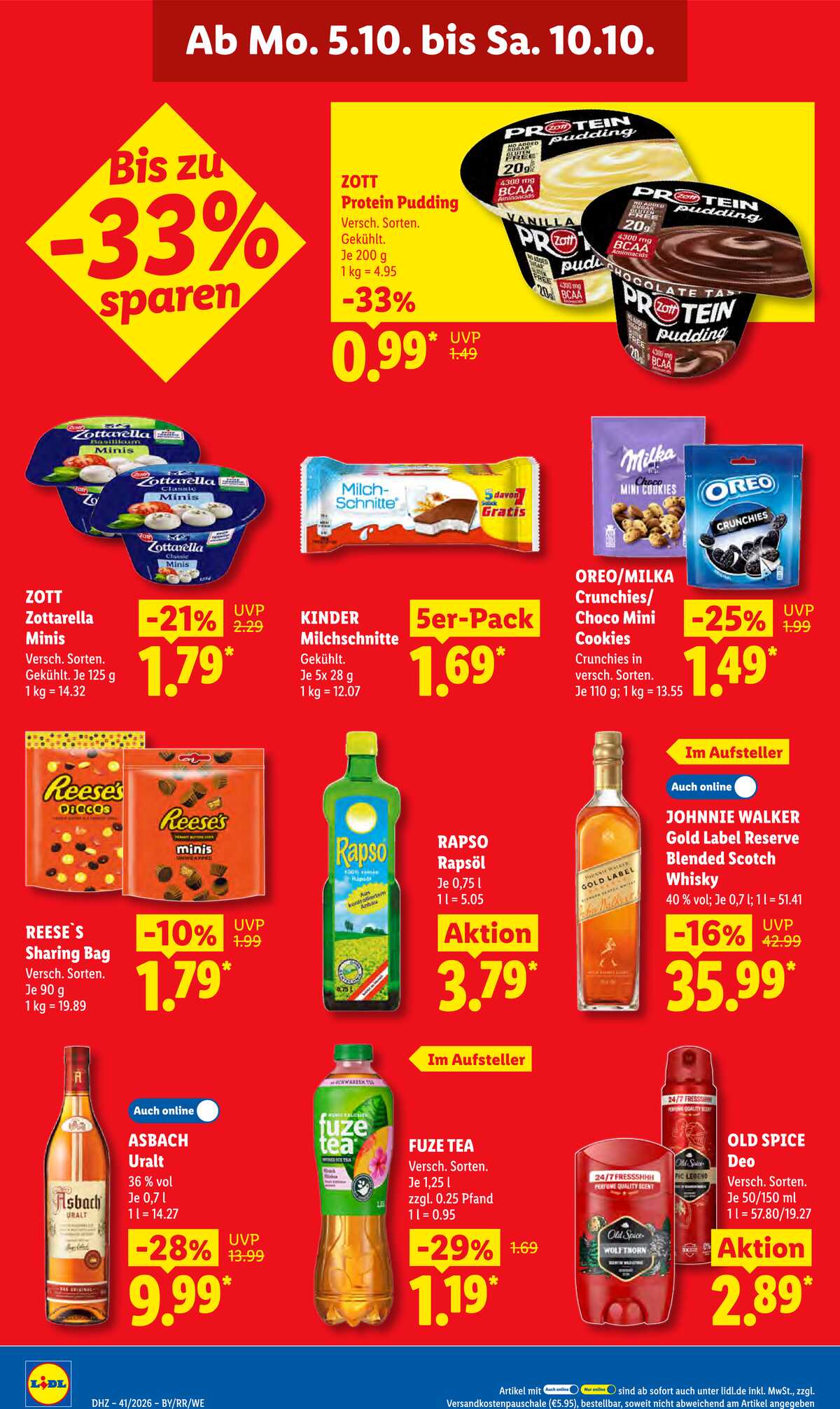 Leták Lidl Německo 5.10.-10.10.2026 strana 16