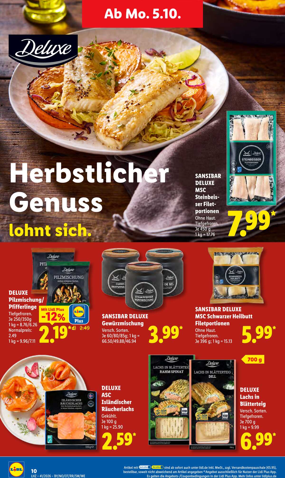 Leták Lidl Německo 5.10.-10.10.2026 strana 20