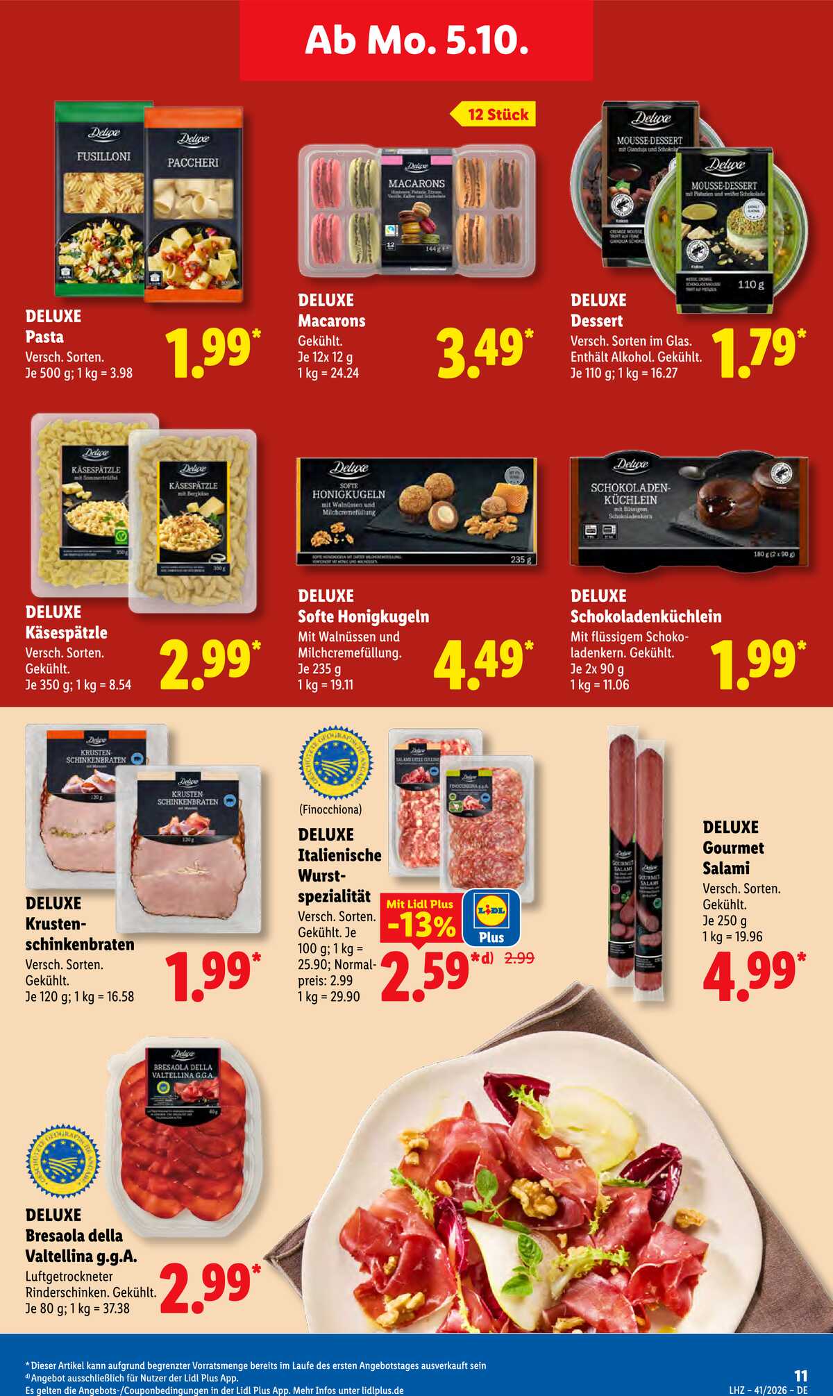 Leták Lidl Německo 5.10.-10.10.2026 strana 21