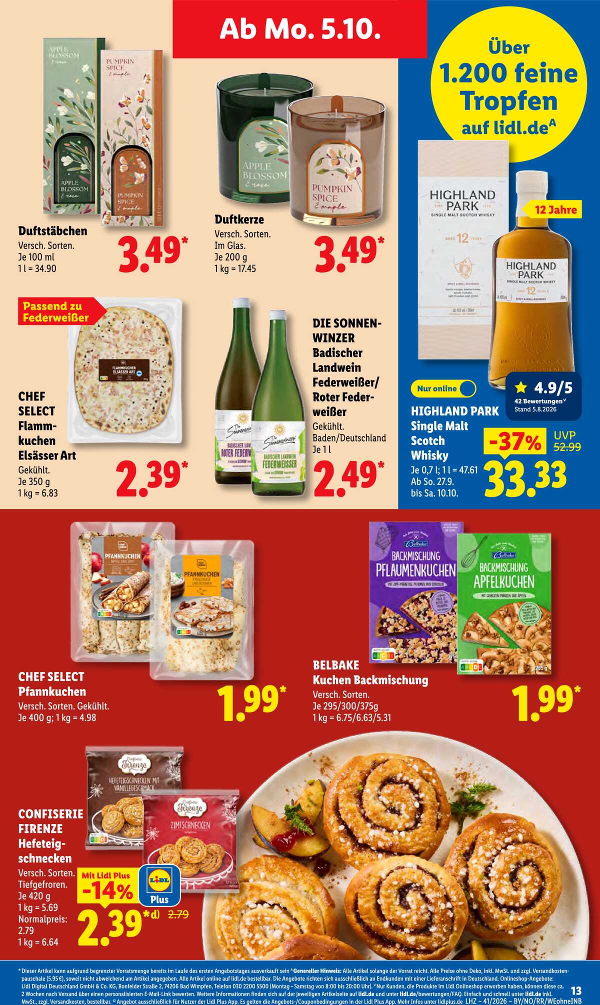 Leták Lidl Německo 5.10.-10.10.2026 strana 23