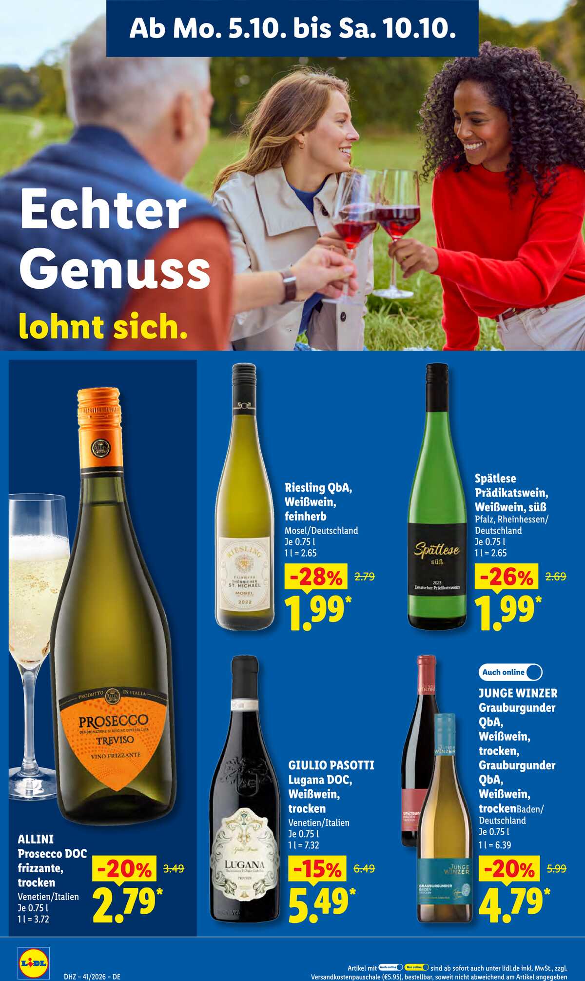 Leták Lidl Německo 5.10.-10.10.2026 strana 26