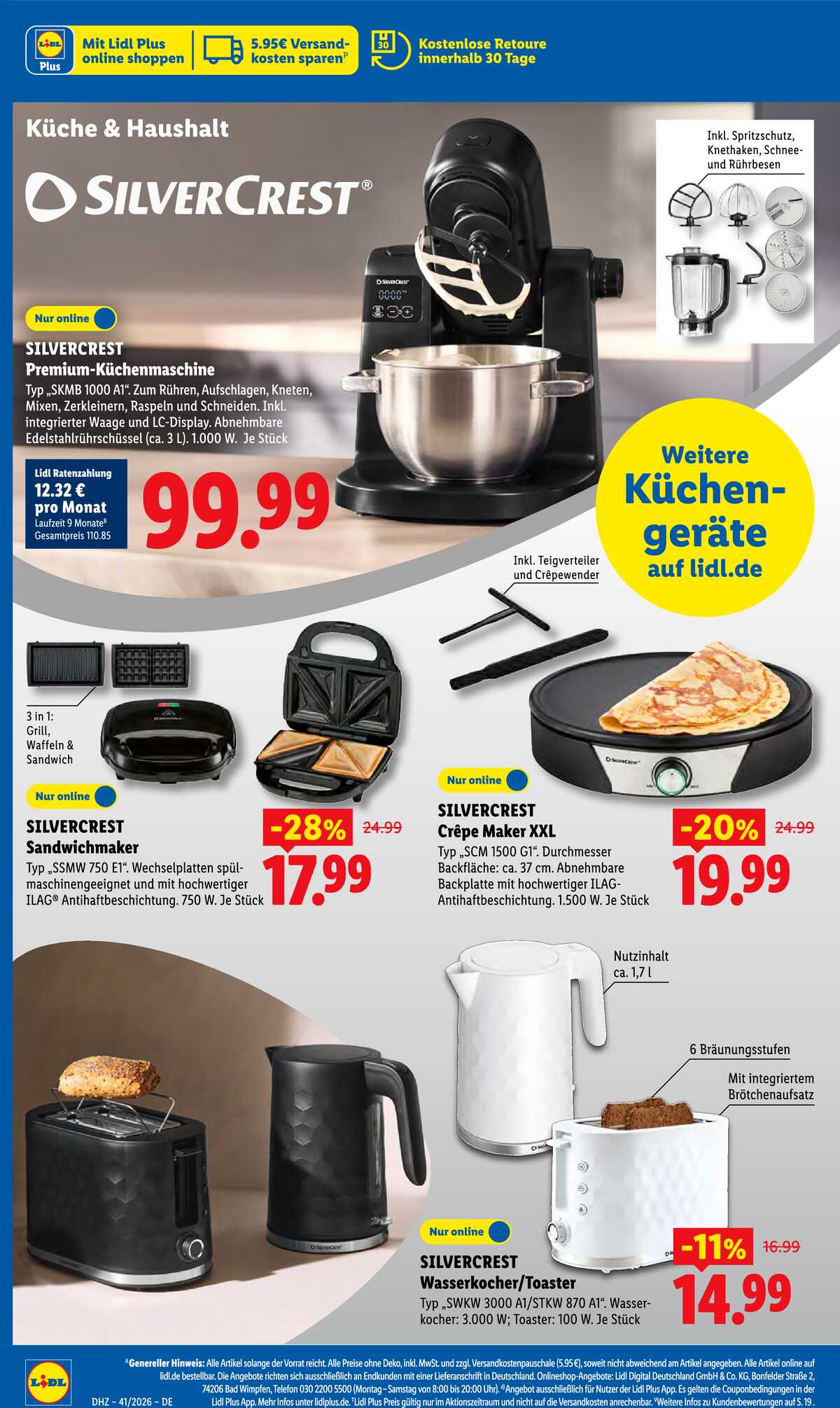 Leták Lidl Německo 5.10.-10.10.2026 strana 34
