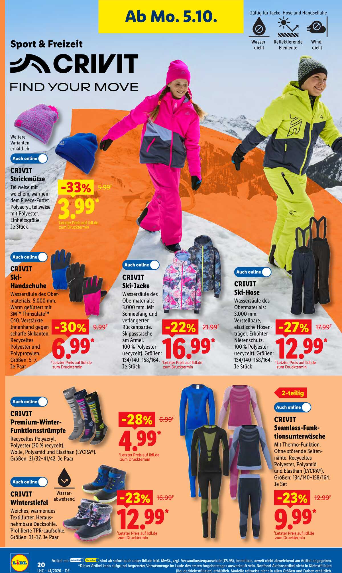 Leták Lidl Německo 5.10.-10.10.2026 strana 38