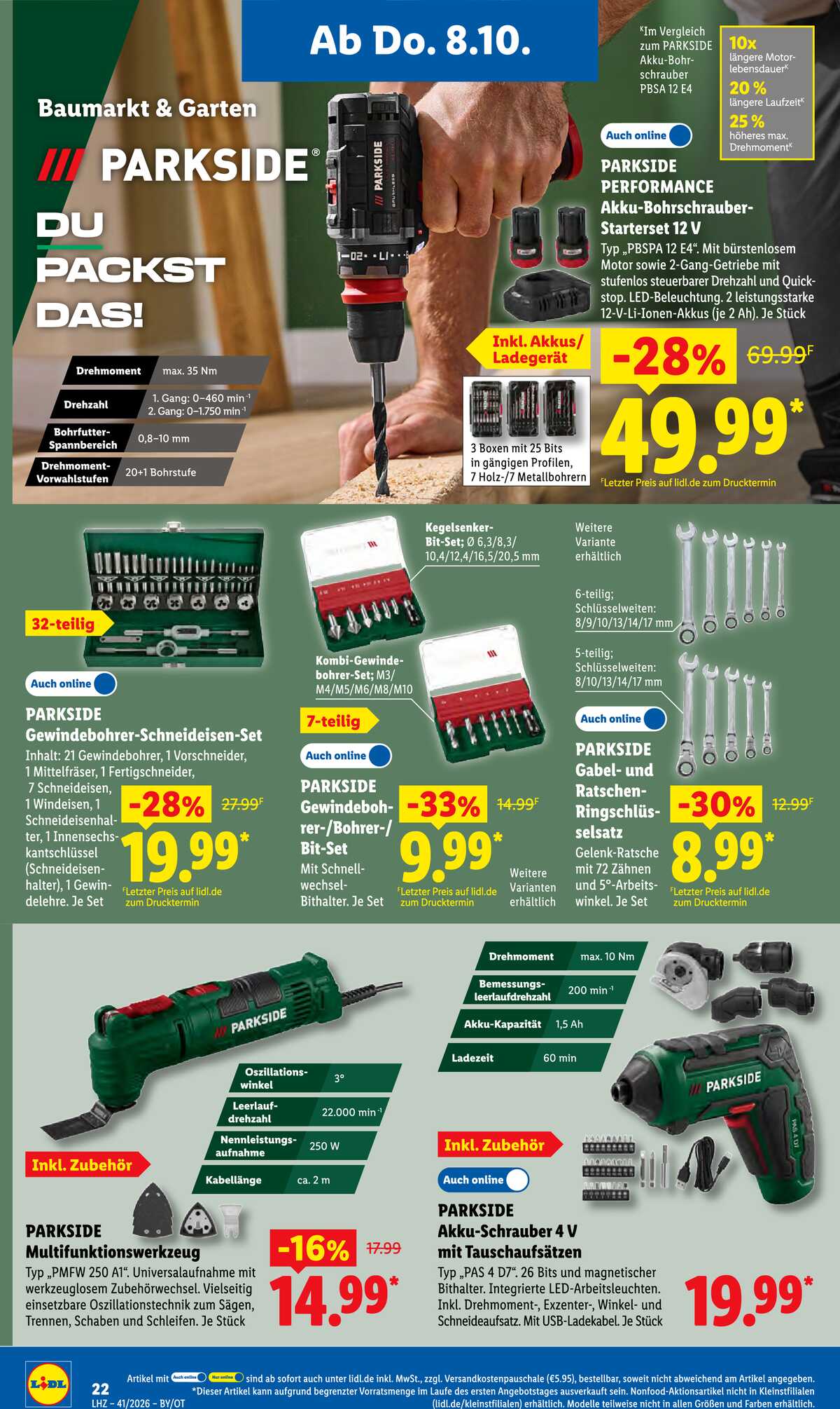 Leták Lidl Německo 5.10.-10.10.2026 strana 40