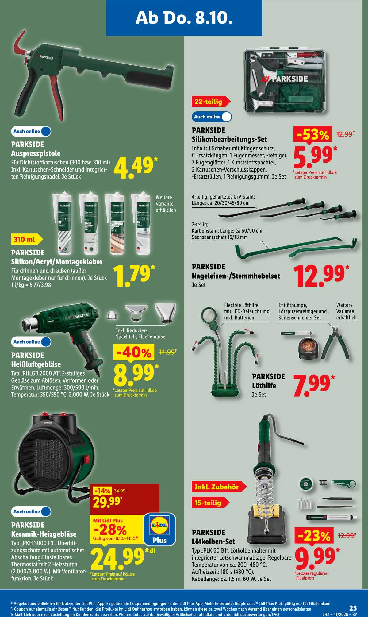Leták Lidl Německo 5.10.-10.10.2026 strana 43