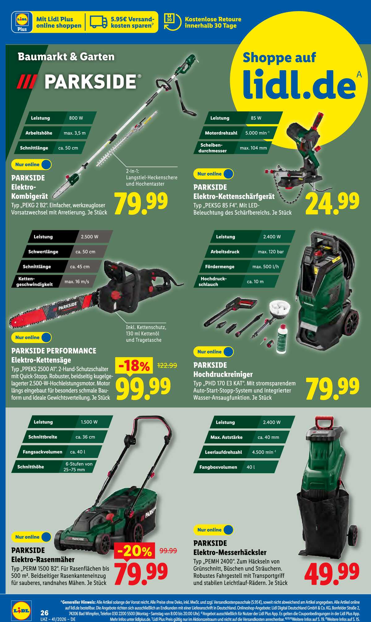 Leták Lidl Německo 5.10.-10.10.2026 strana 44
