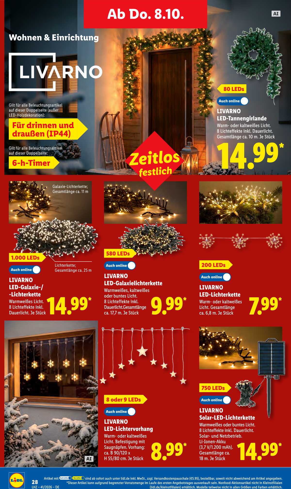 Leták Lidl Německo 5.10.-10.10.2026 strana 46
