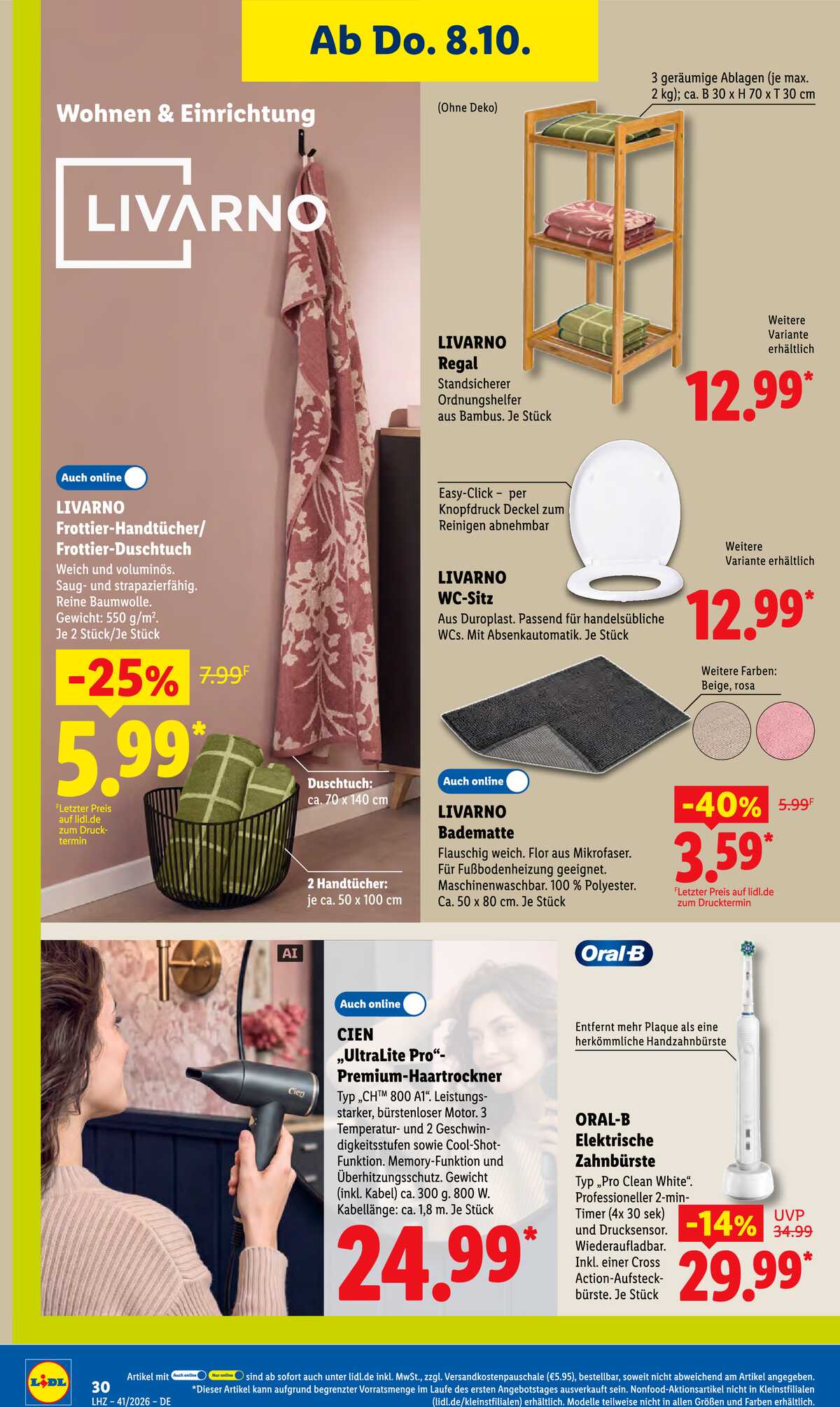 Leták Lidl Německo 5.10.-10.10.2026 strana 48
