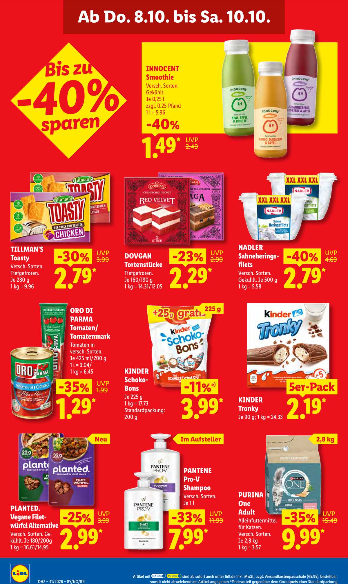 Leták Lidl Německo 5.10.-10.10.2026 strana 62