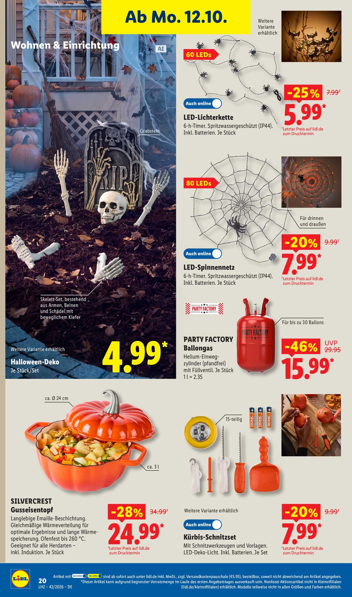 Leták Lidl Německo 12.10.-17.10.2026 strana 10