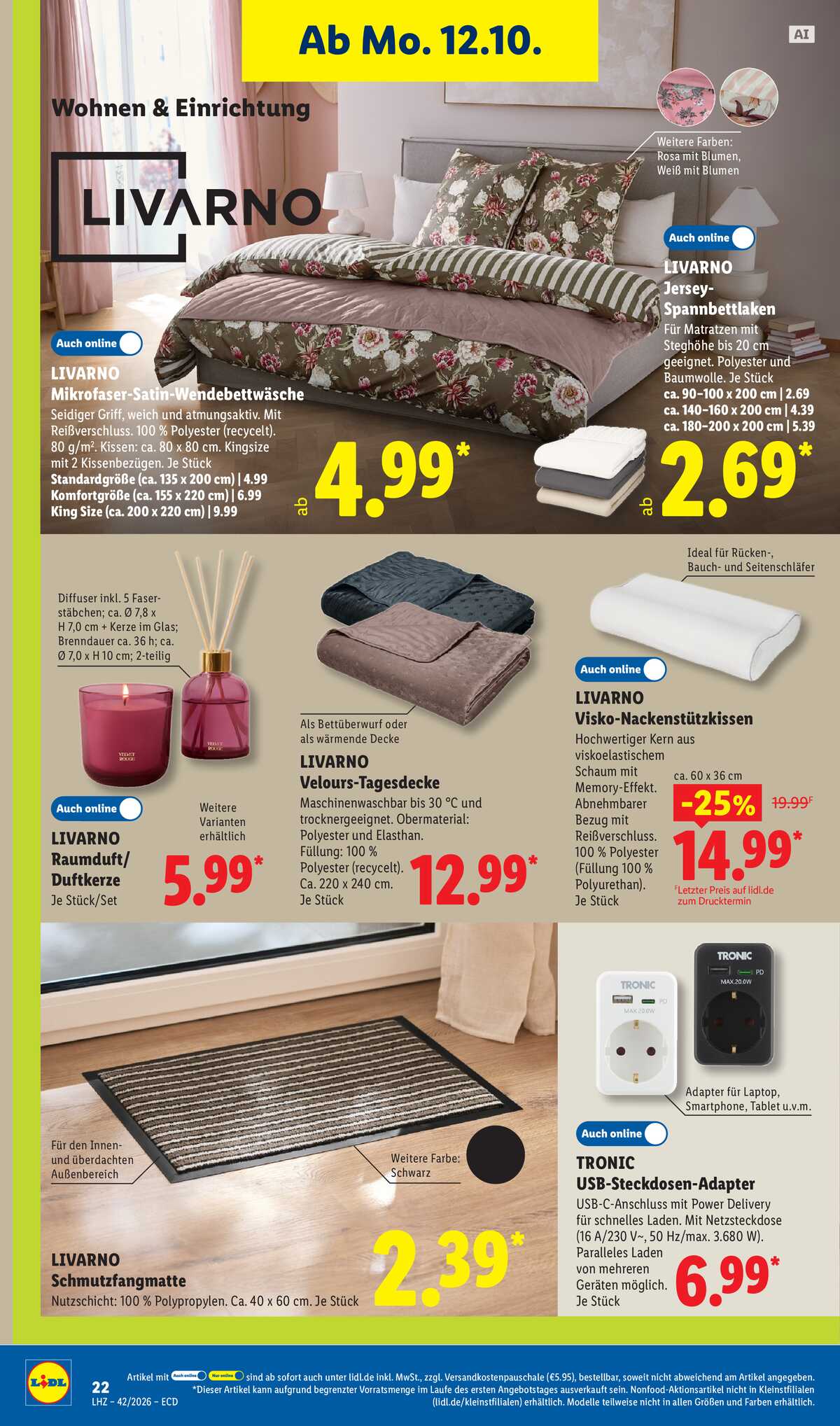 Leták Lidl Německo 12.10.-17.10.2026 strana 12