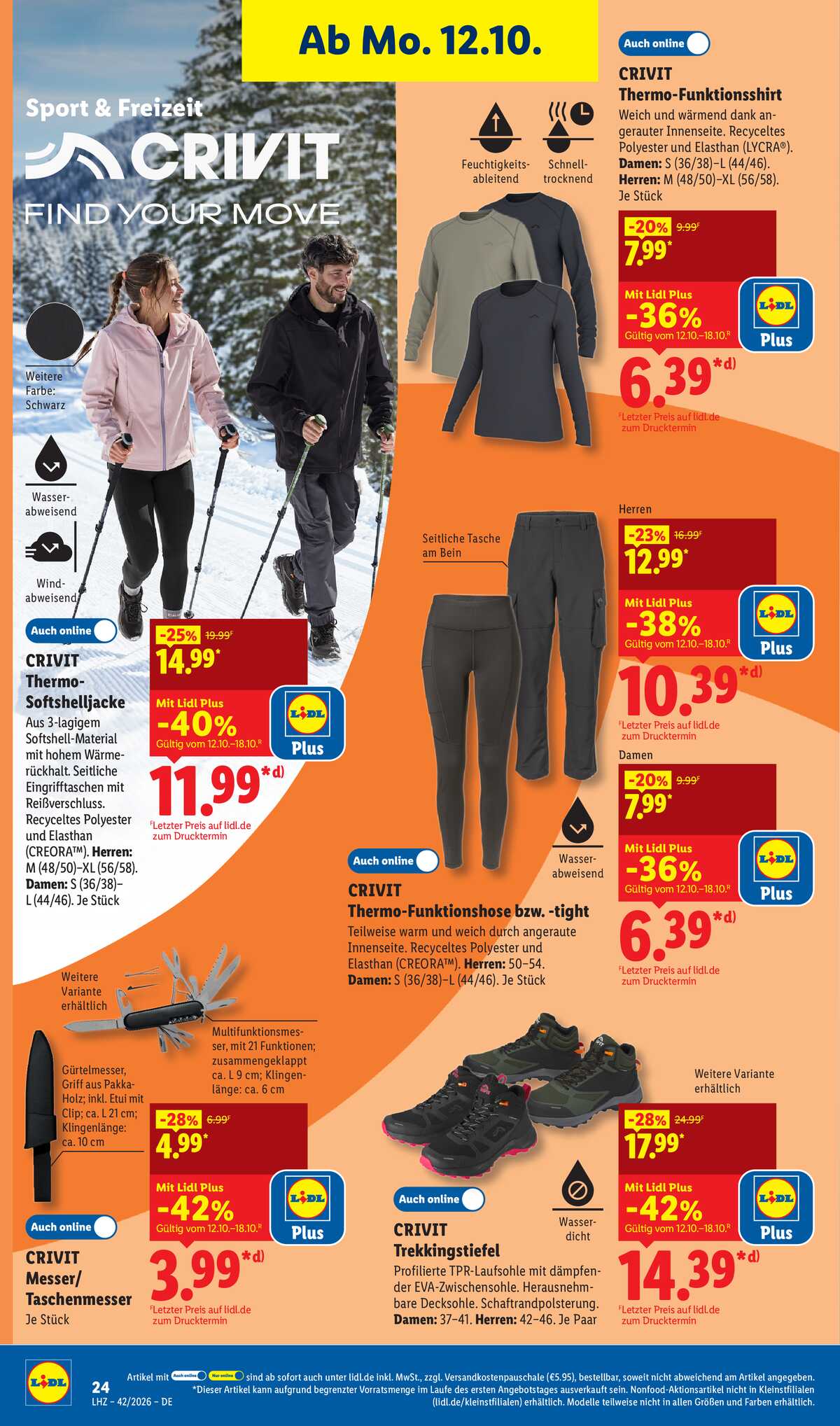 Leták Lidl Německo 12.10.-17.10.2026 strana 14