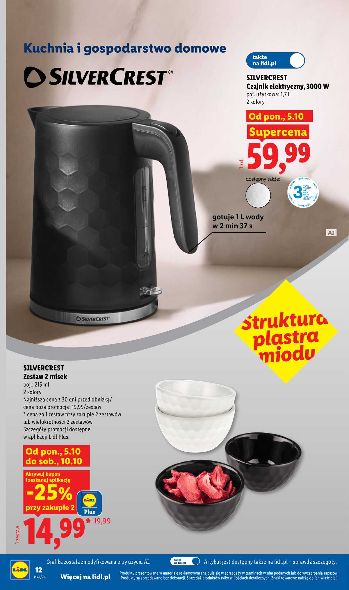 Leták Lidl Polsko 5.10.-10.10.2026 - Leták platí od 5. října do 10. října strana 16