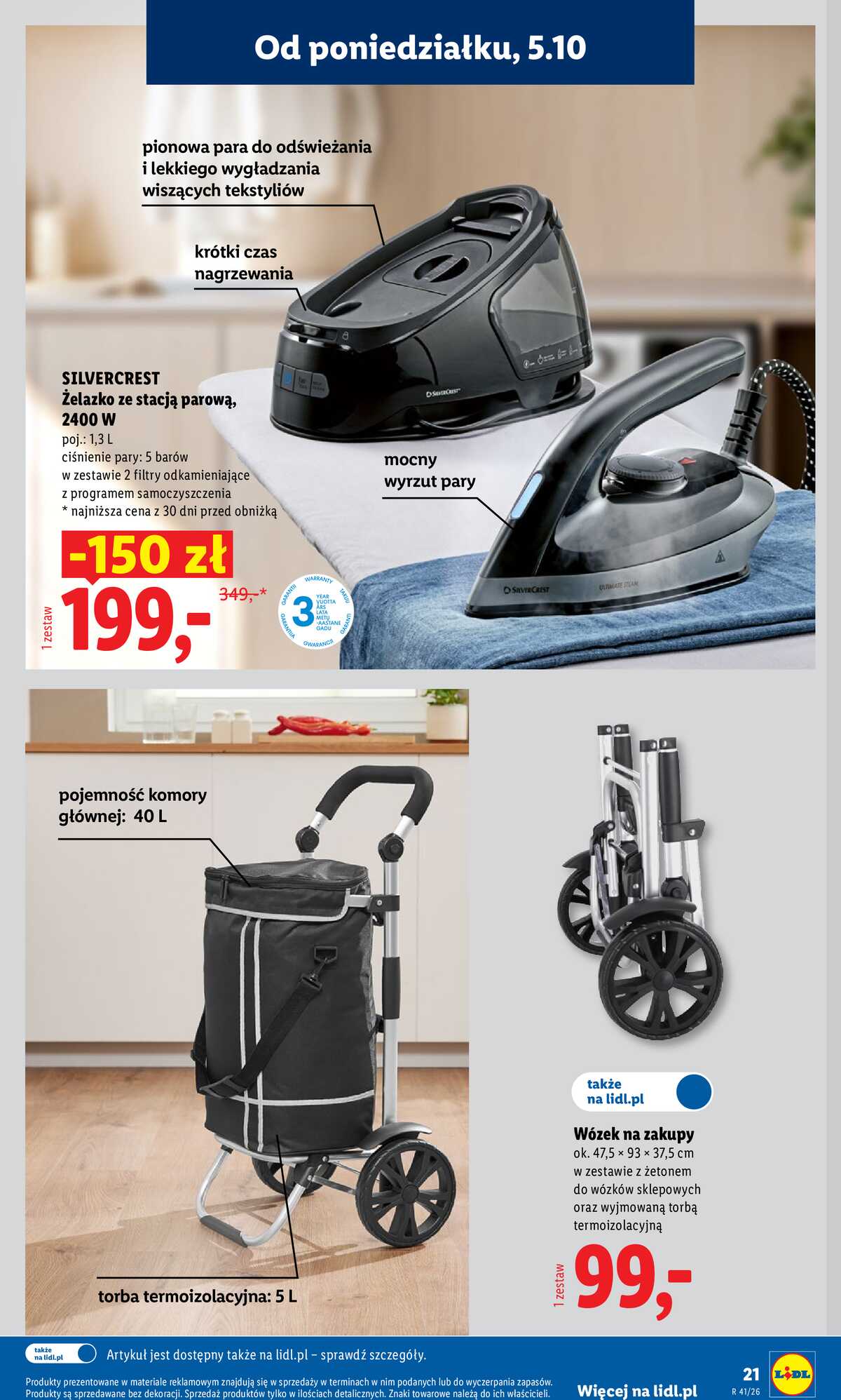 Leták Lidl Polsko 5.10.-10.10.2026 - Leták platí od 5. října do 10. října strana 25
