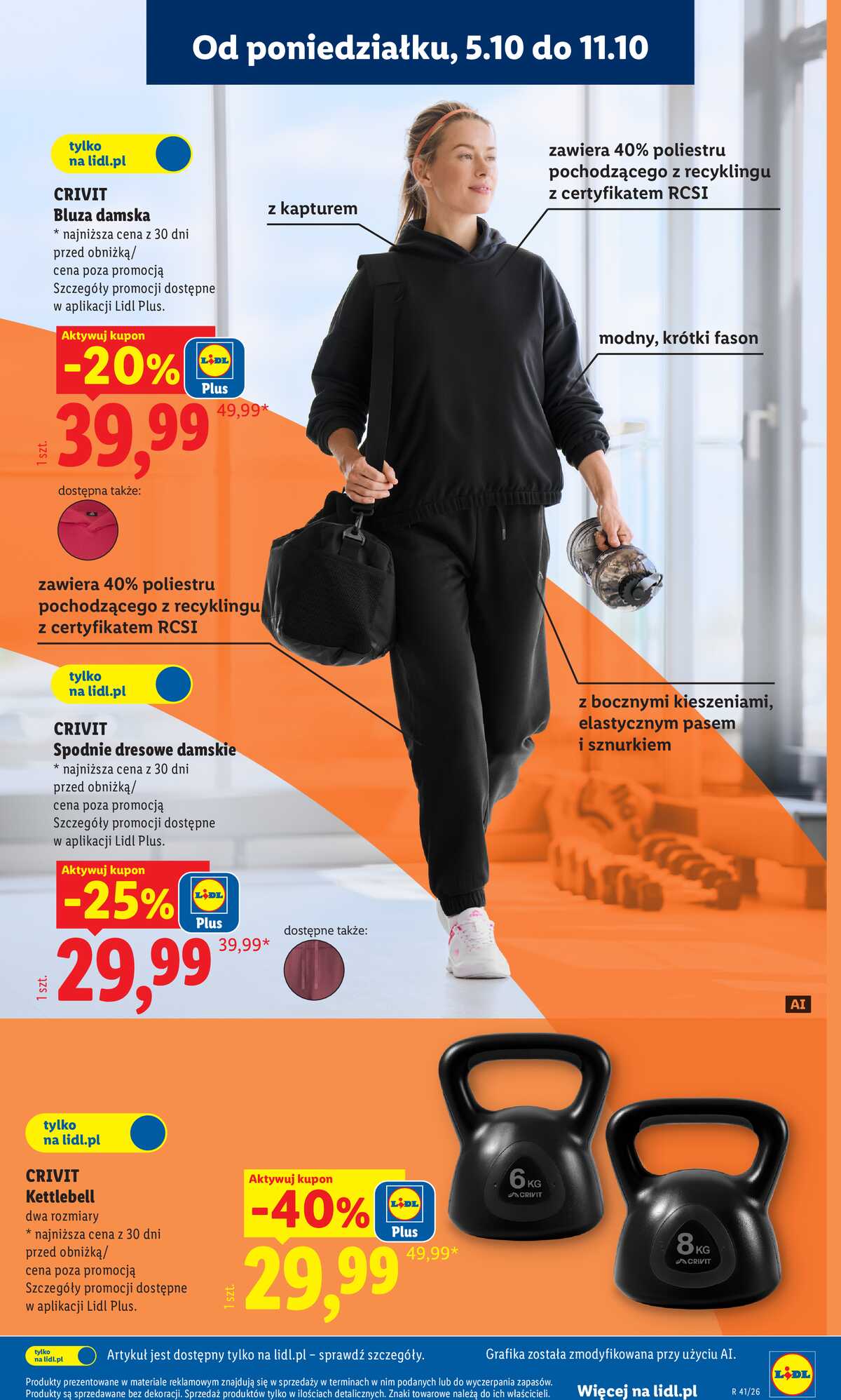 Leták Lidl Polsko 5.10.-10.10.2026 - Leták platí od 5. října do 10. října strana 29