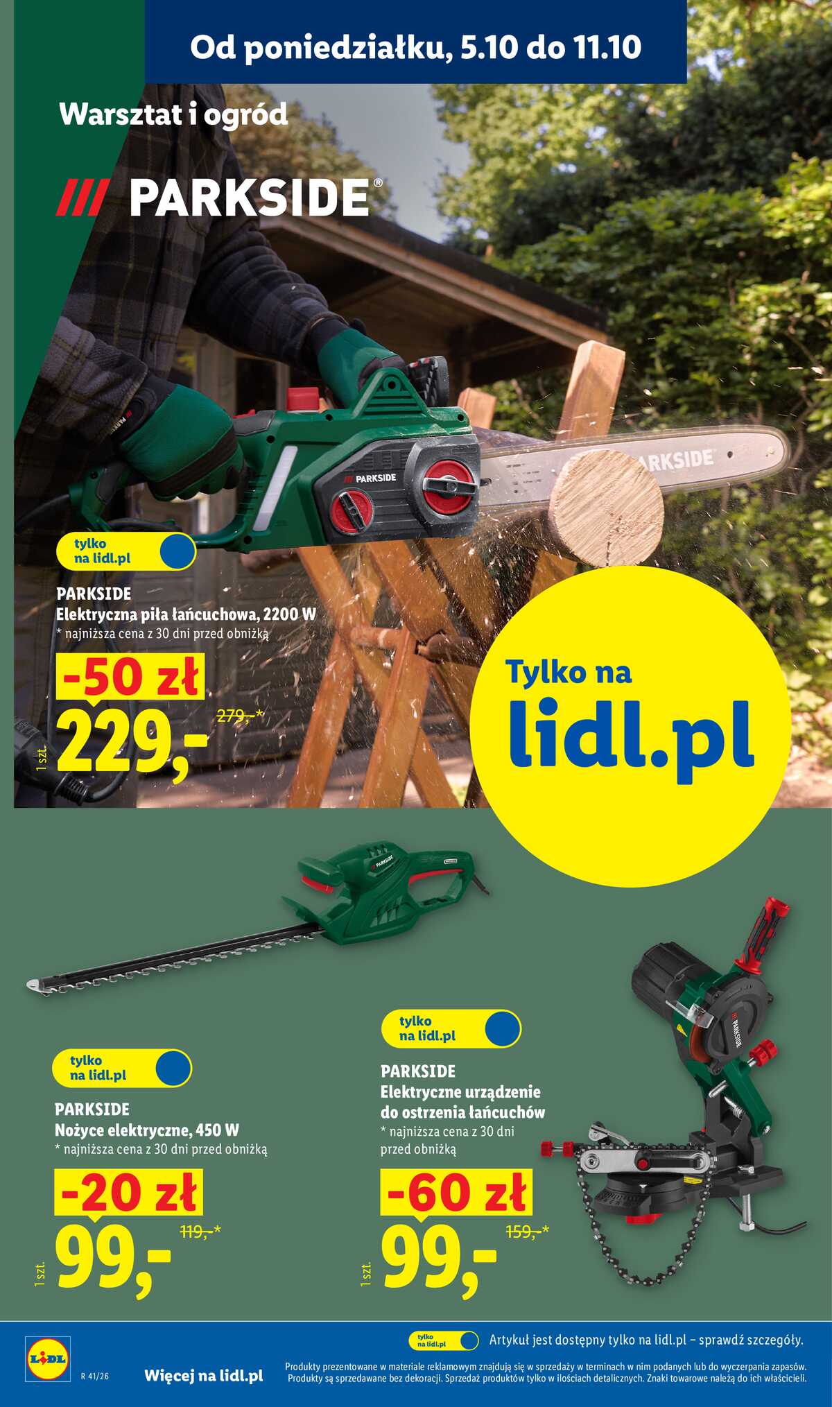 Leták Lidl Polsko 5.10.-10.10.2026 - Leták platí od 5. října do 10. října strana 30