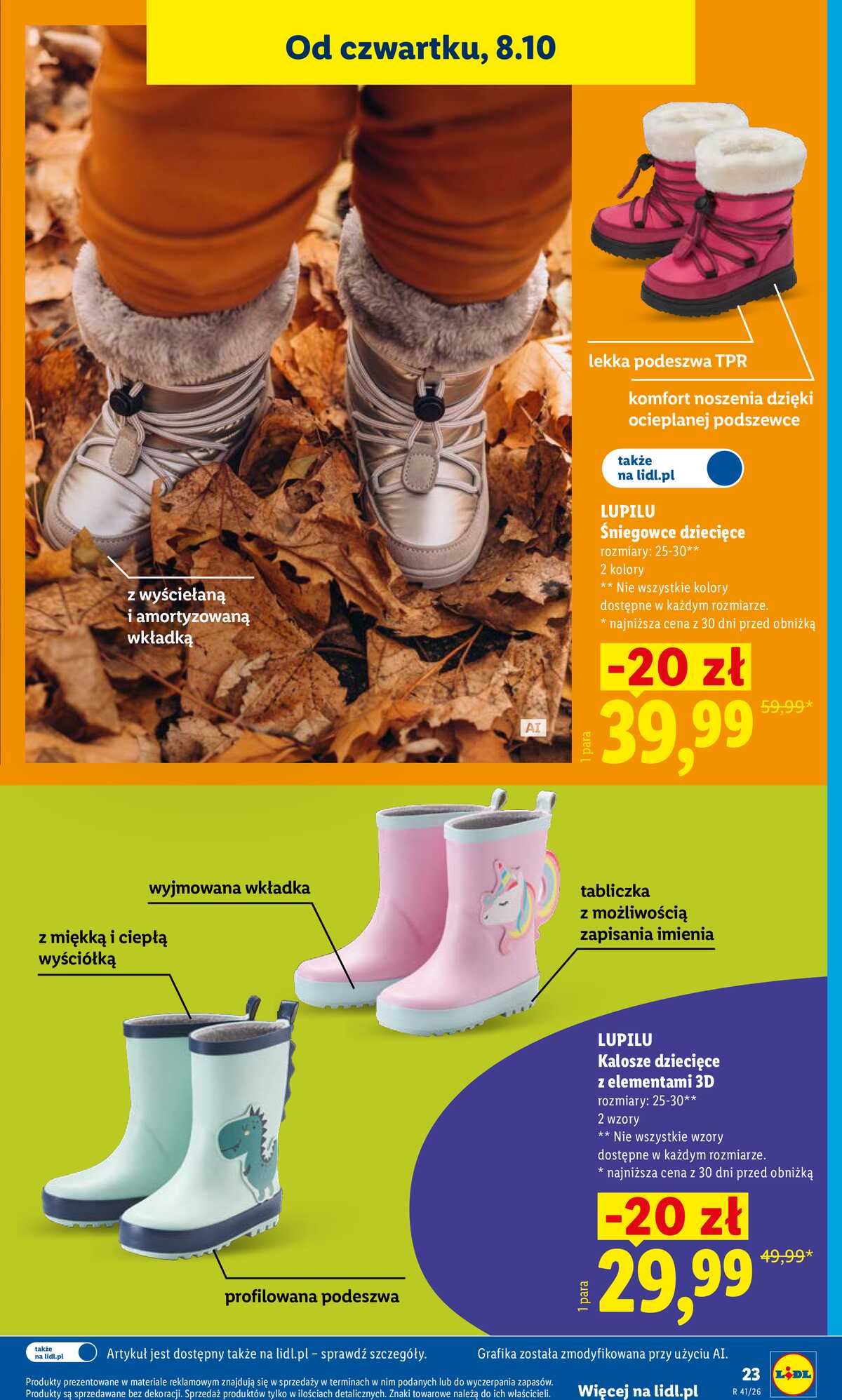Leták Lidl Polsko 5.10.-10.10.2026 - Leták platí od 5. října do 10. října strana 33