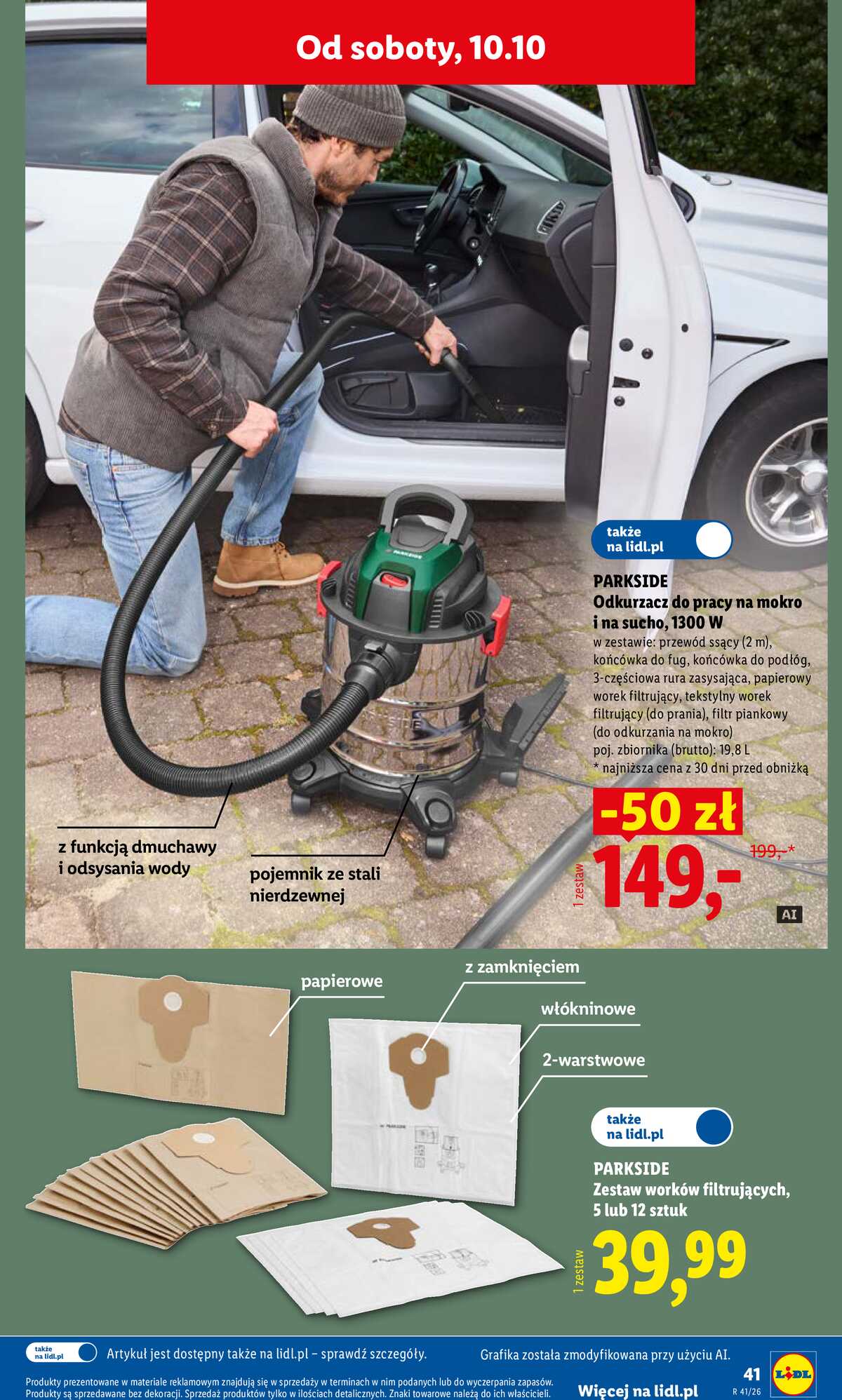 Leták Lidl Polsko 5.10.-10.10.2026 - Leták platí od 5. října do 10. října strana 51