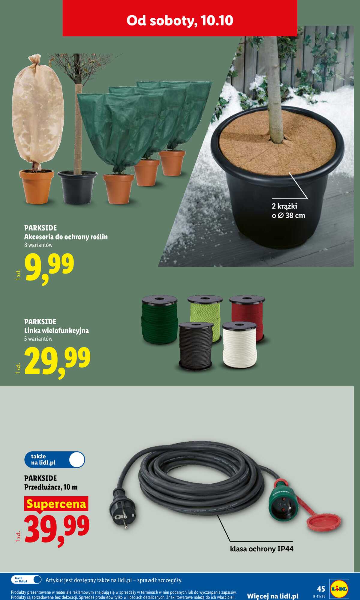 Leták Lidl Polsko 5.10.-10.10.2026 - Leták platí od 5. října do 10. října strana 55