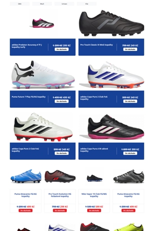 Intersport Kopačky a míče - 29. 9. 2026