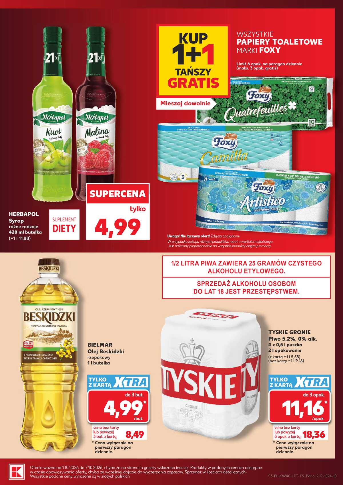 Leták Kaufland Polsko 1.10.-7.10.2026 - Týdenní zpravodaj strana 3