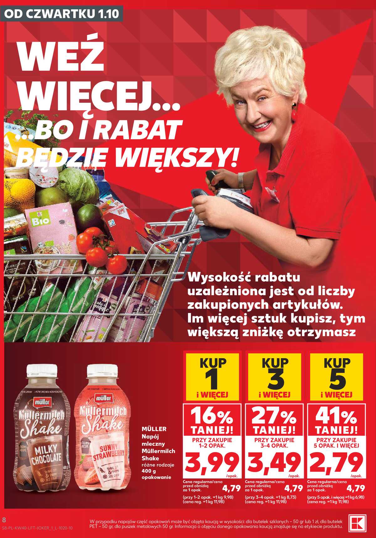 Leták Kaufland Polsko 1.10.-7.10.2026 - Týdenní zpravodaj strana 8