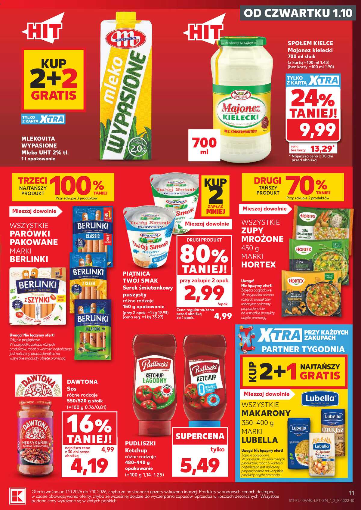 Leták Kaufland Polsko 1.10.-7.10.2026 - Týdenní zpravodaj strana 11