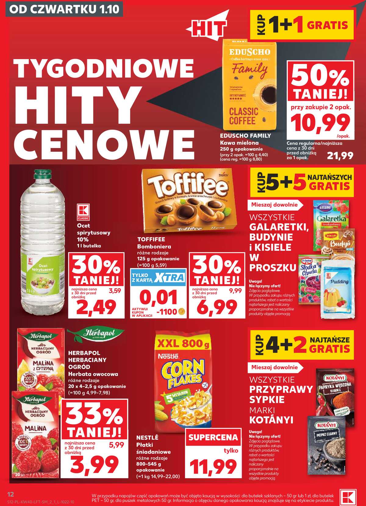 Leták Kaufland Polsko 1.10.-7.10.2026 - Týdenní zpravodaj strana 12
