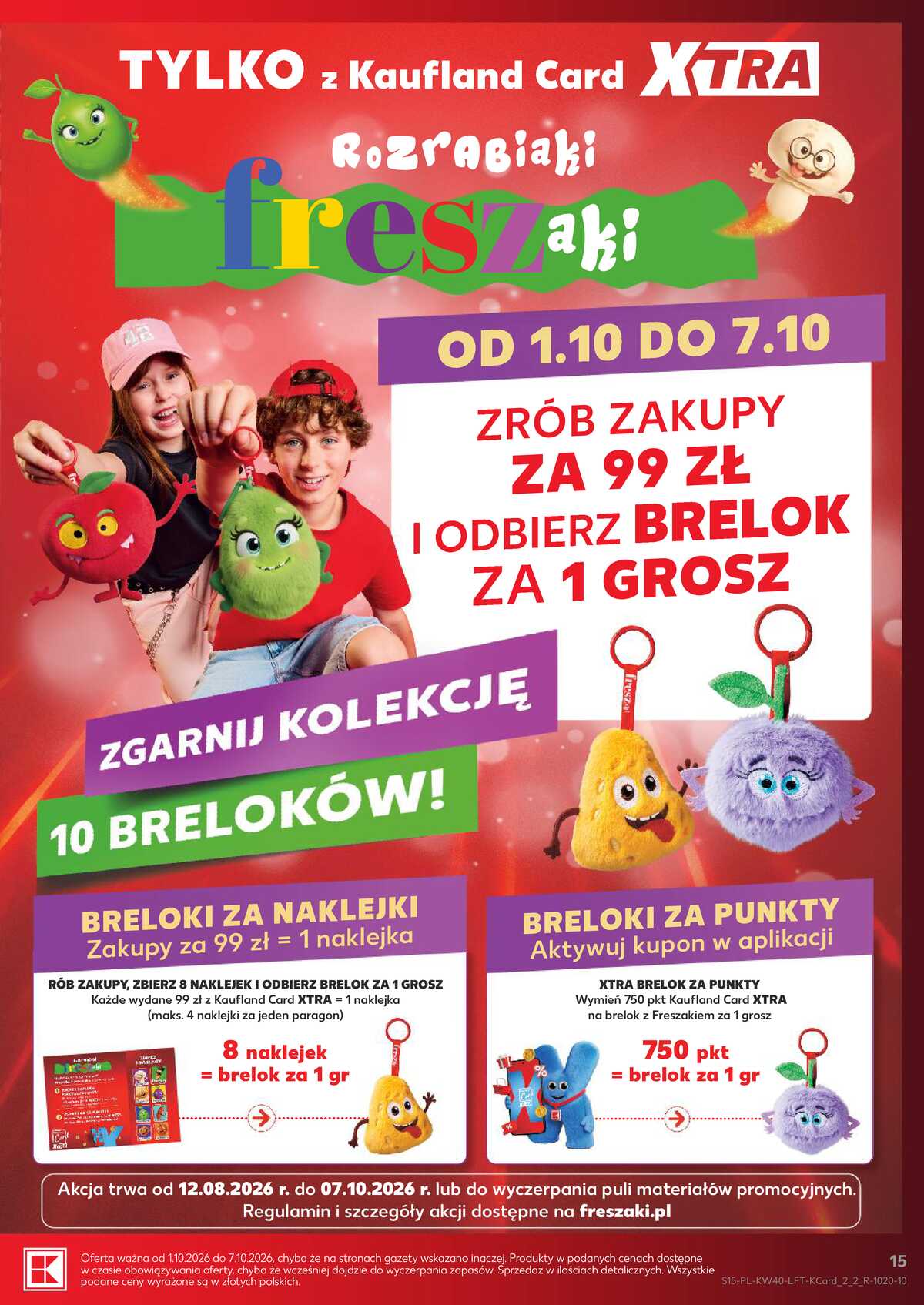 Leták Kaufland Polsko 1.10.-7.10.2026 - Týdenní zpravodaj strana 15
