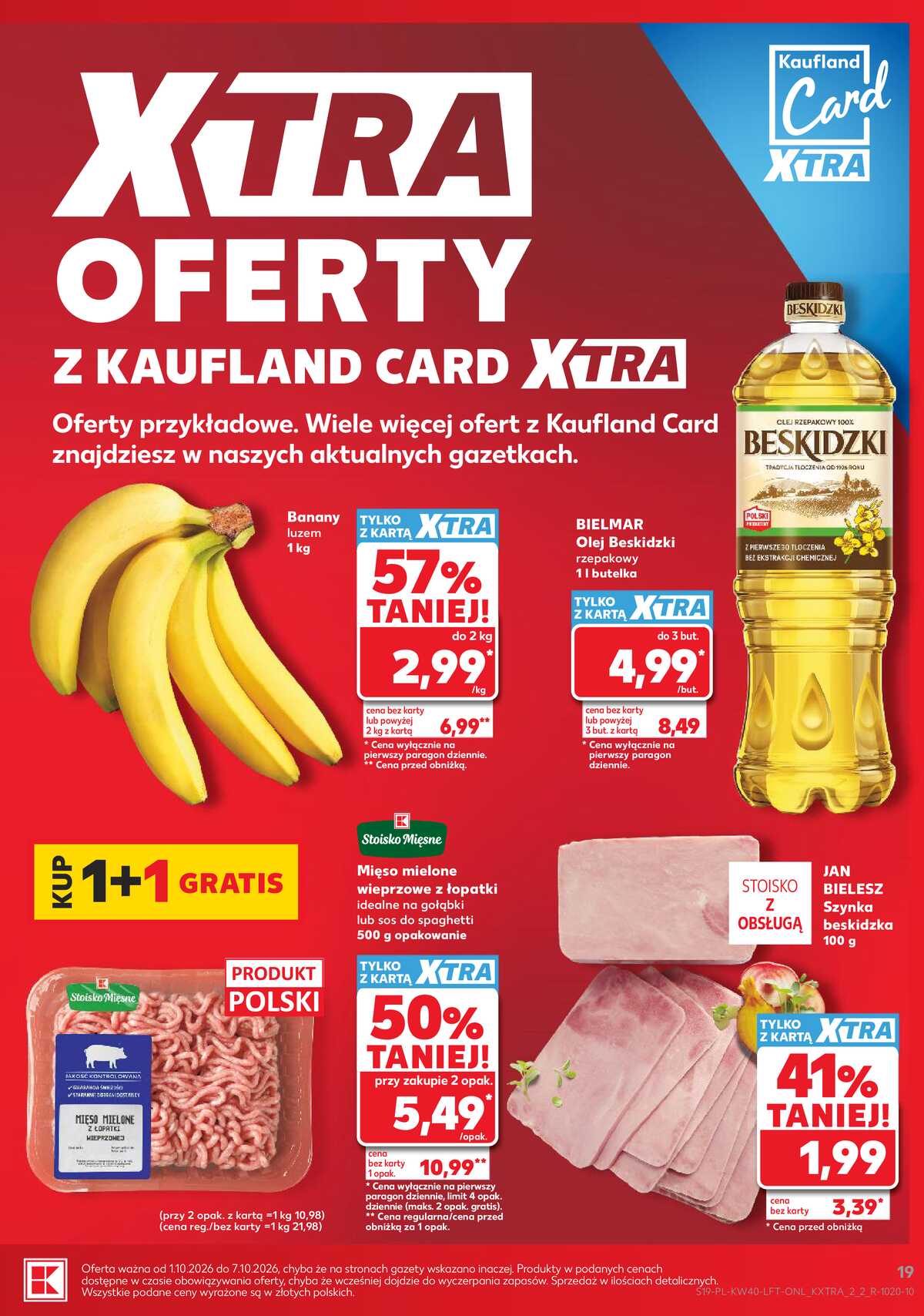 Leták Kaufland Polsko 1.10.-7.10.2026 - Týdenní zpravodaj strana 19